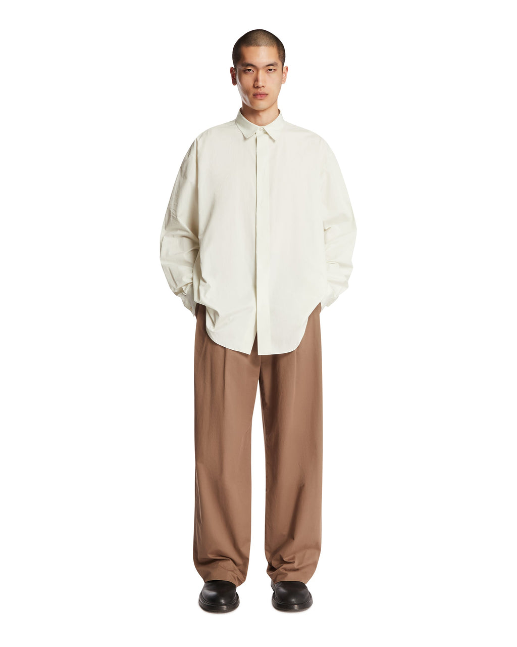 Brown Tibor Cotton Trousers The row оригінал – Купити в Україні – детальний вид