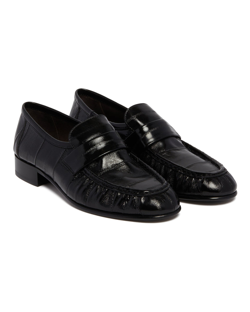 Оригінальна Black Eelskin Loafers The row – детальний вид