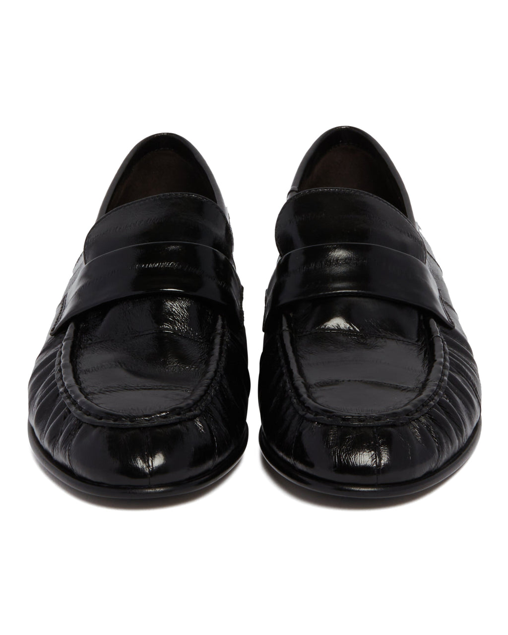 Оригінальна Black Eelskin Loafers The row – збільшений вид