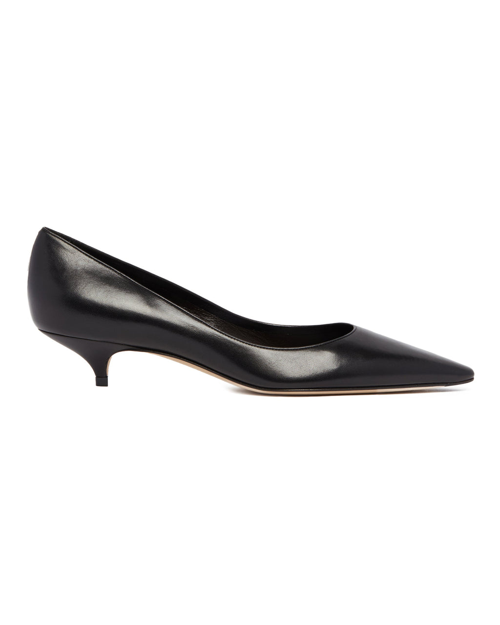 Оригінальна Black Liisa Kitten Two Heel Pumps The row – вид ззаду
