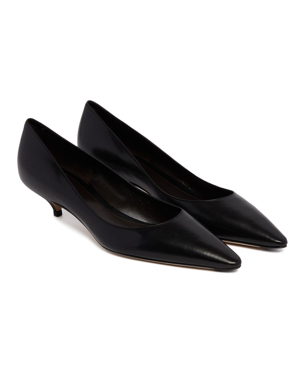 Оригінальна Black Liisa Kitten Two Heel Pumps The row – детальний вид