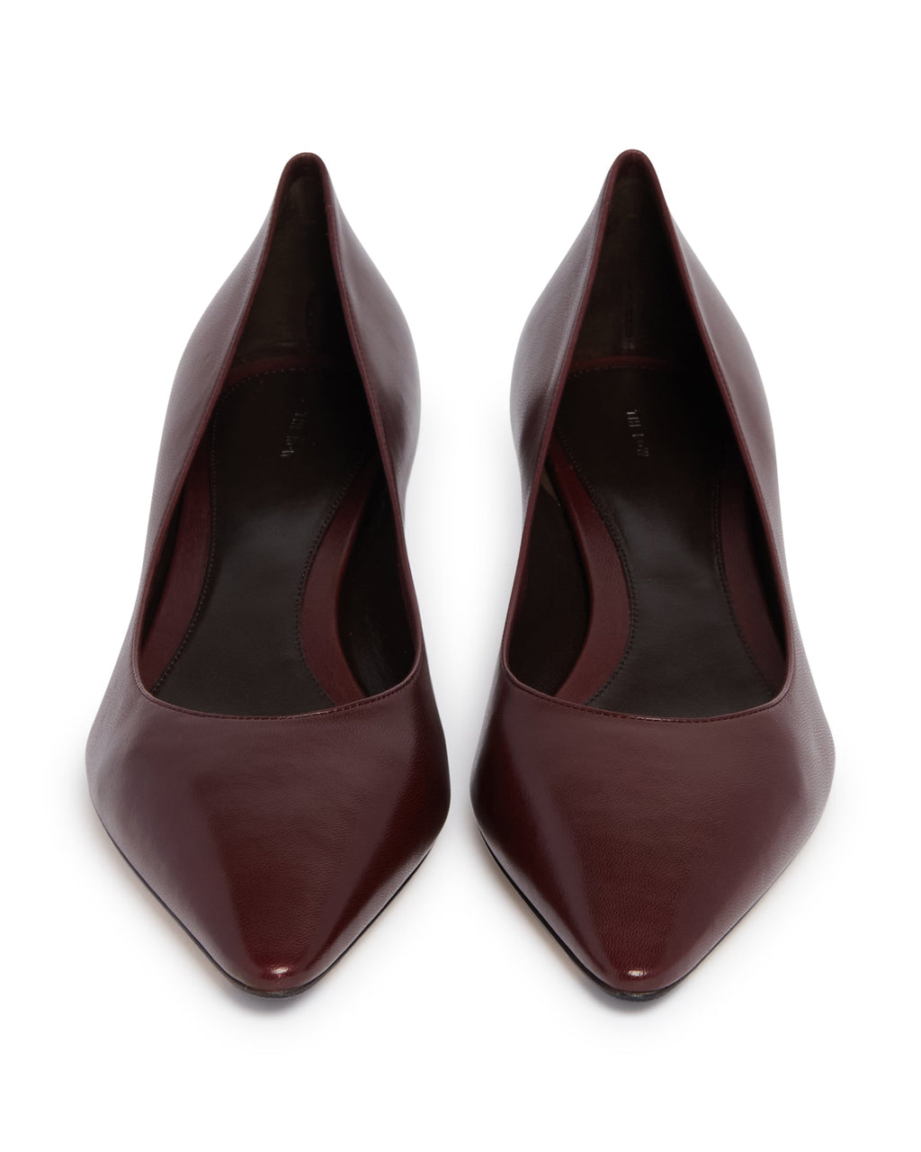 Burgundy Liisa Kitten Two Pumps The row – Гарантія оригінальності – збільшений вид