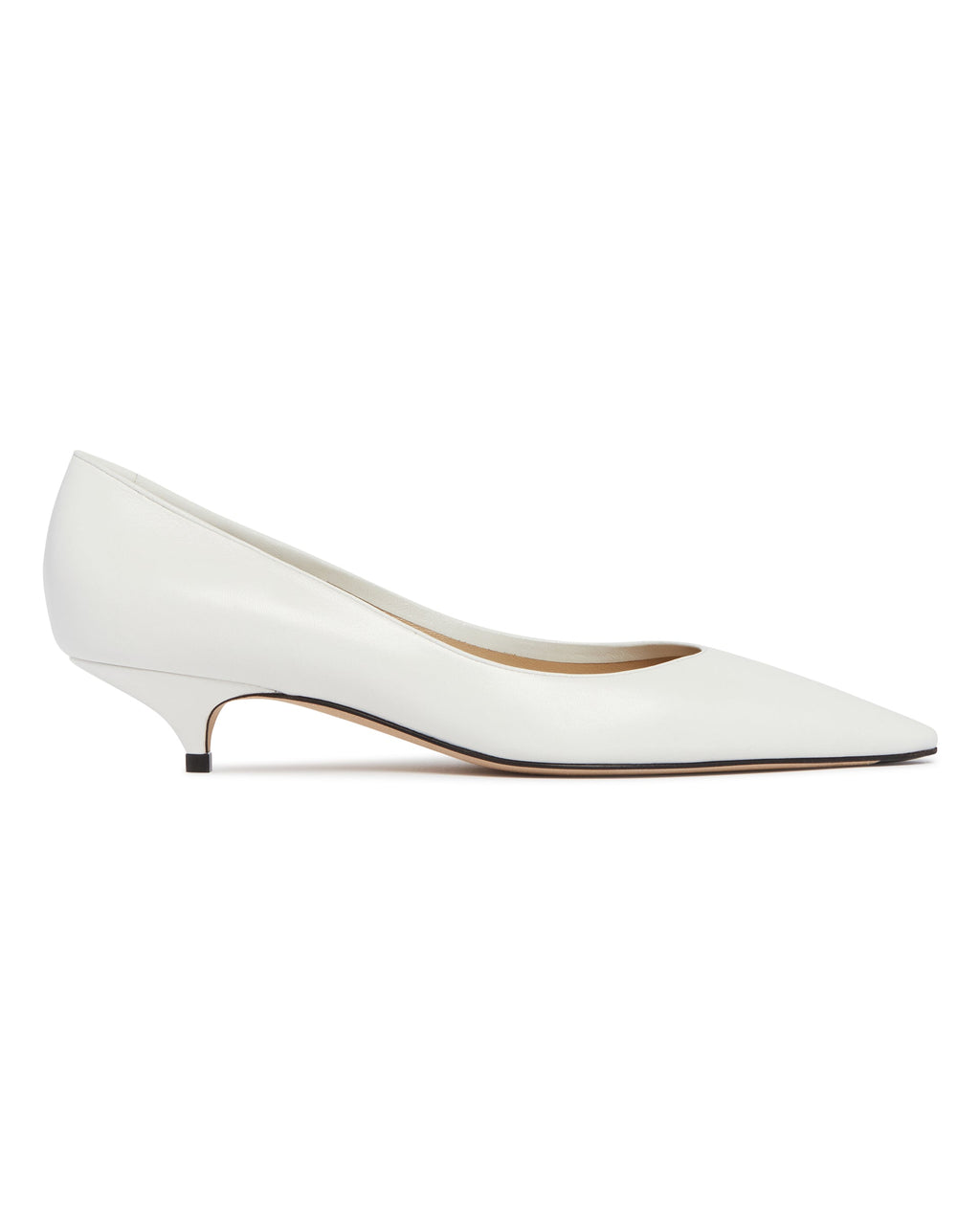 Оригінальна White Liisa Kitten Two Pumps The row – вид ззаду
