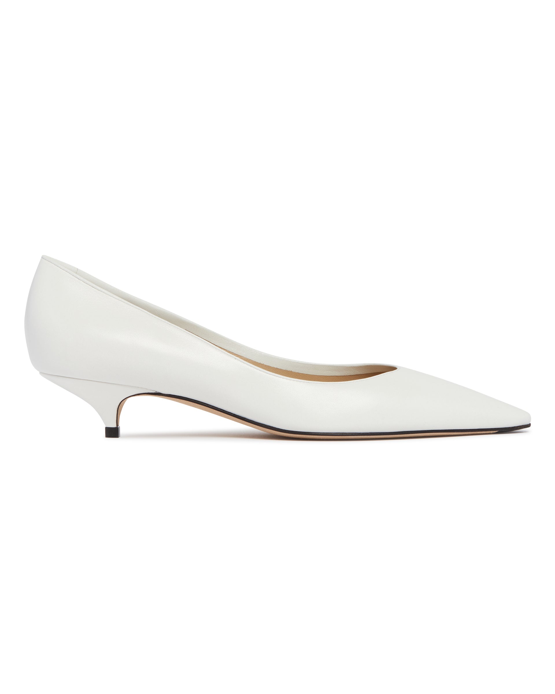 Оригінальна White Liisa Kitten Two Pumps The row – вид ззаду