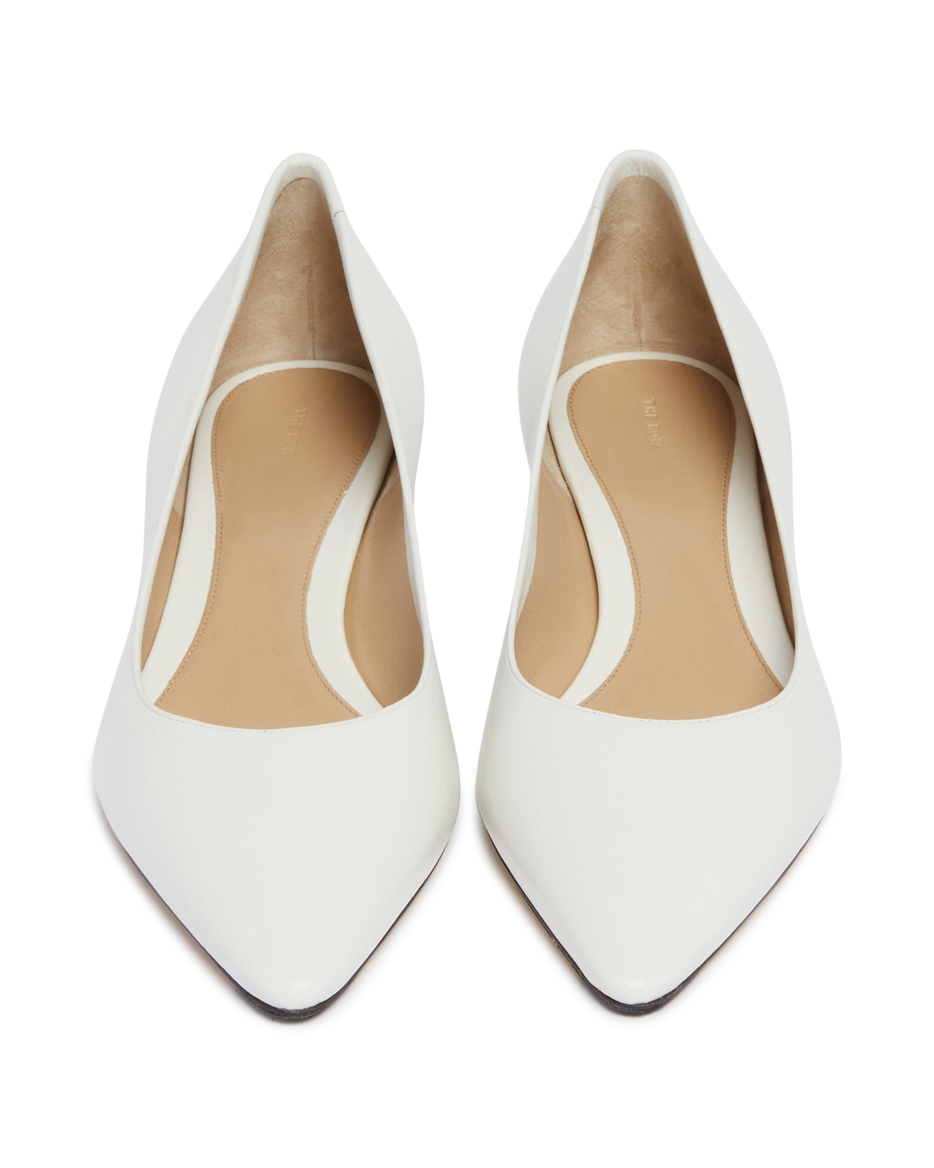 Оригінальна White Liisa Kitten Two Pumps The row – збільшений вид