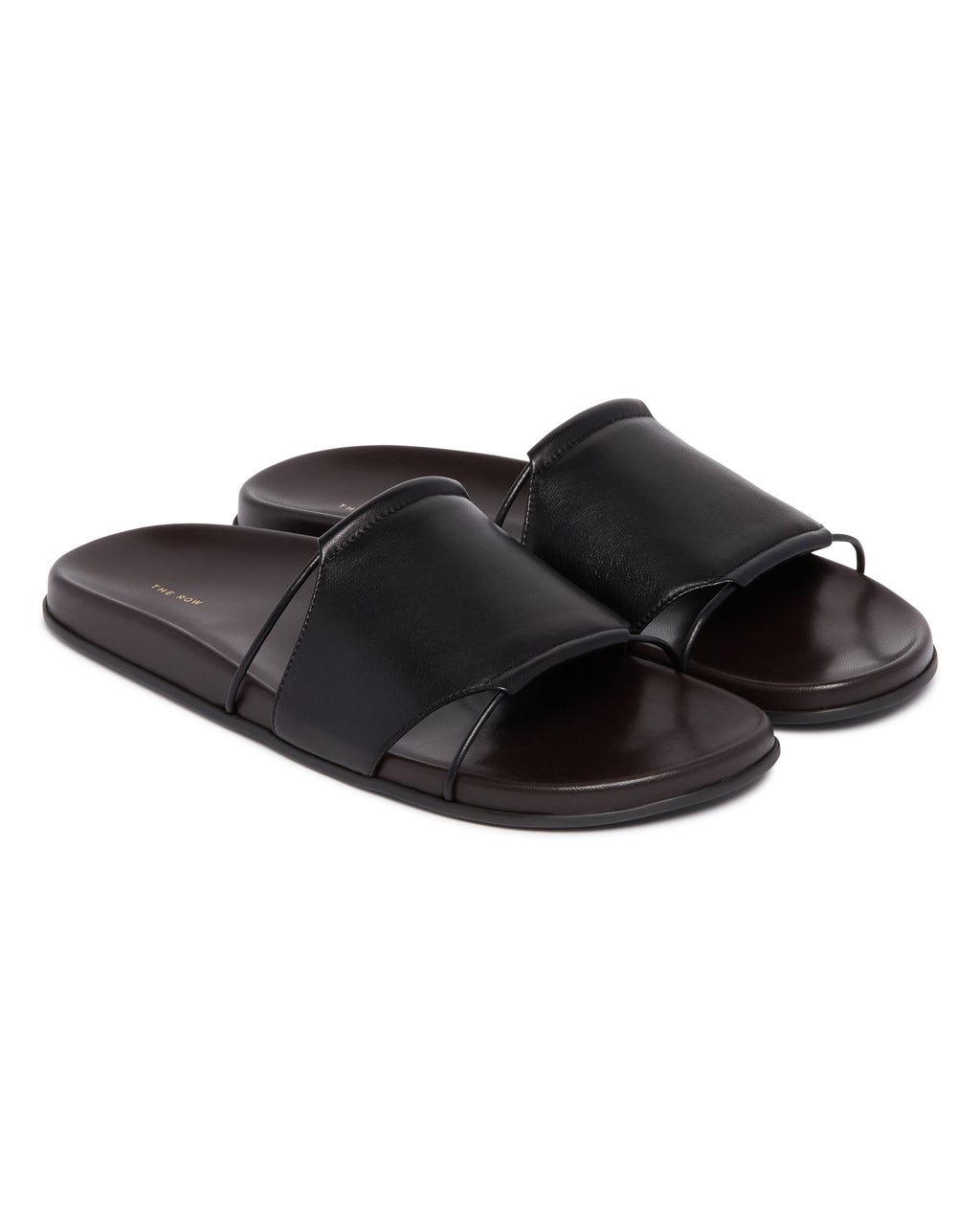 Оригінальна Brown Fussbet Leather Sandals The row – детальний вид