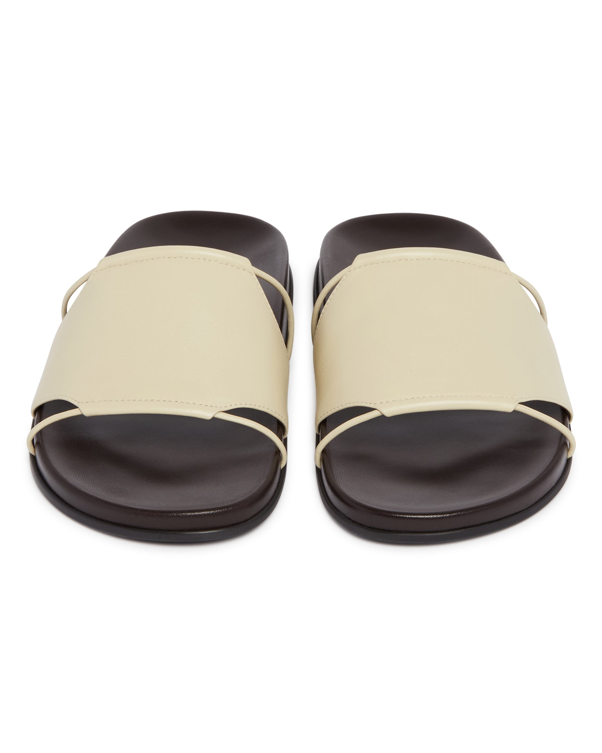 Оригінальна Beige Leather Fussbett Sandals The row – збільшений вид
