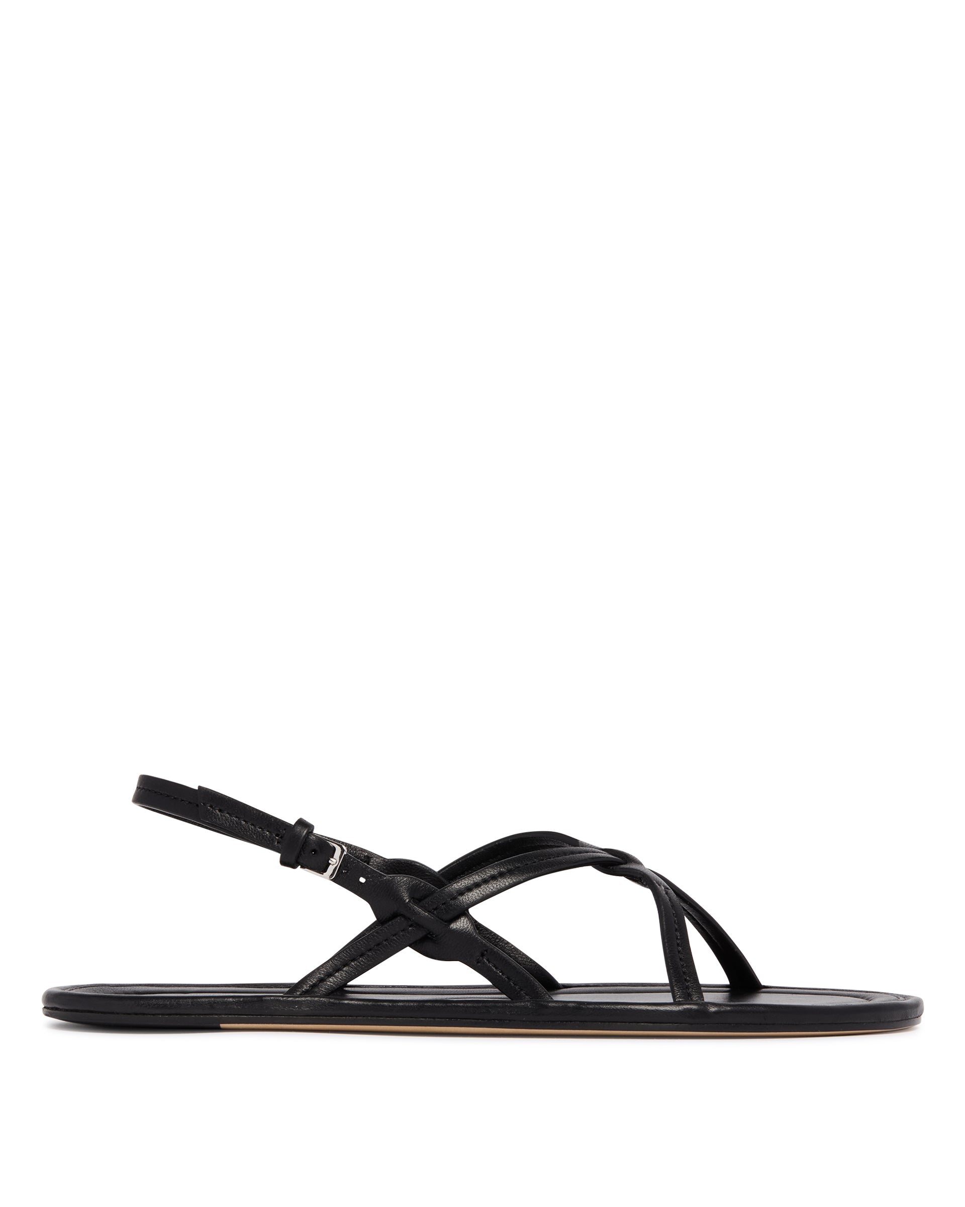 Black Thin Cross Sandals The row оригінал – Купити в Україні – боковий вид