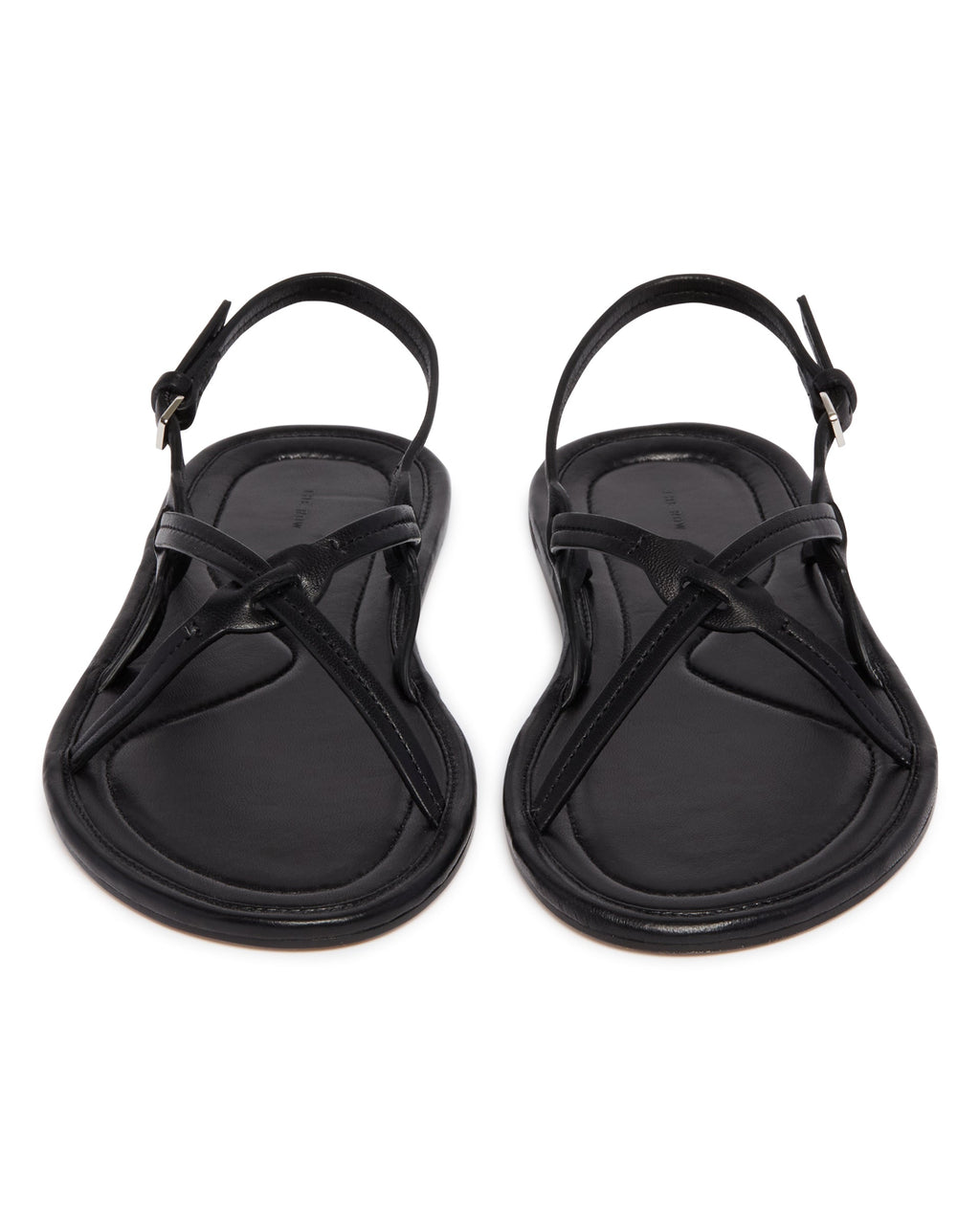 Black Thin Cross Sandals The row оригінал – Купити в Україні – збільшений вид