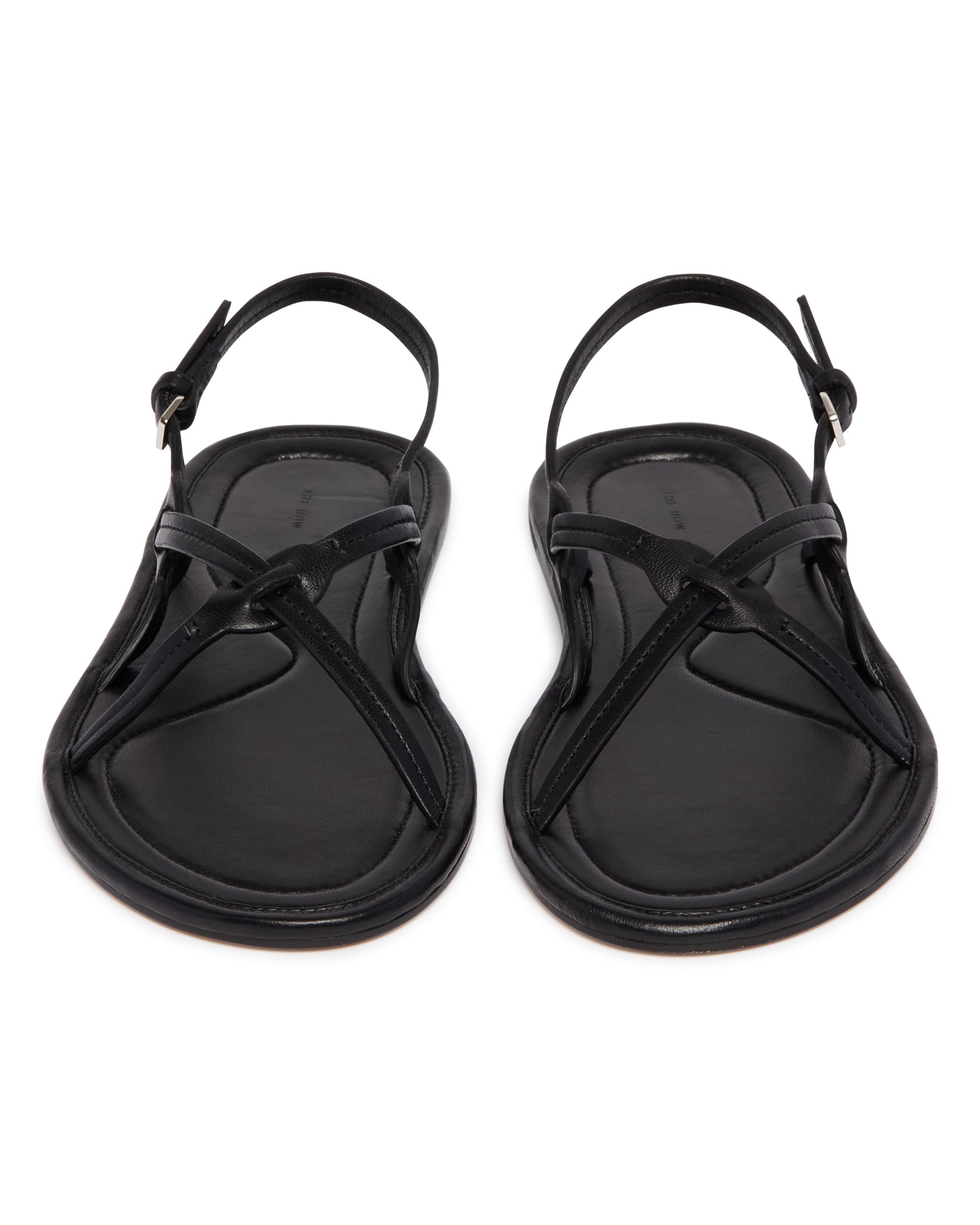 Black Thin Cross Sandals The row оригінал – Купити в Україні – збільшений вид