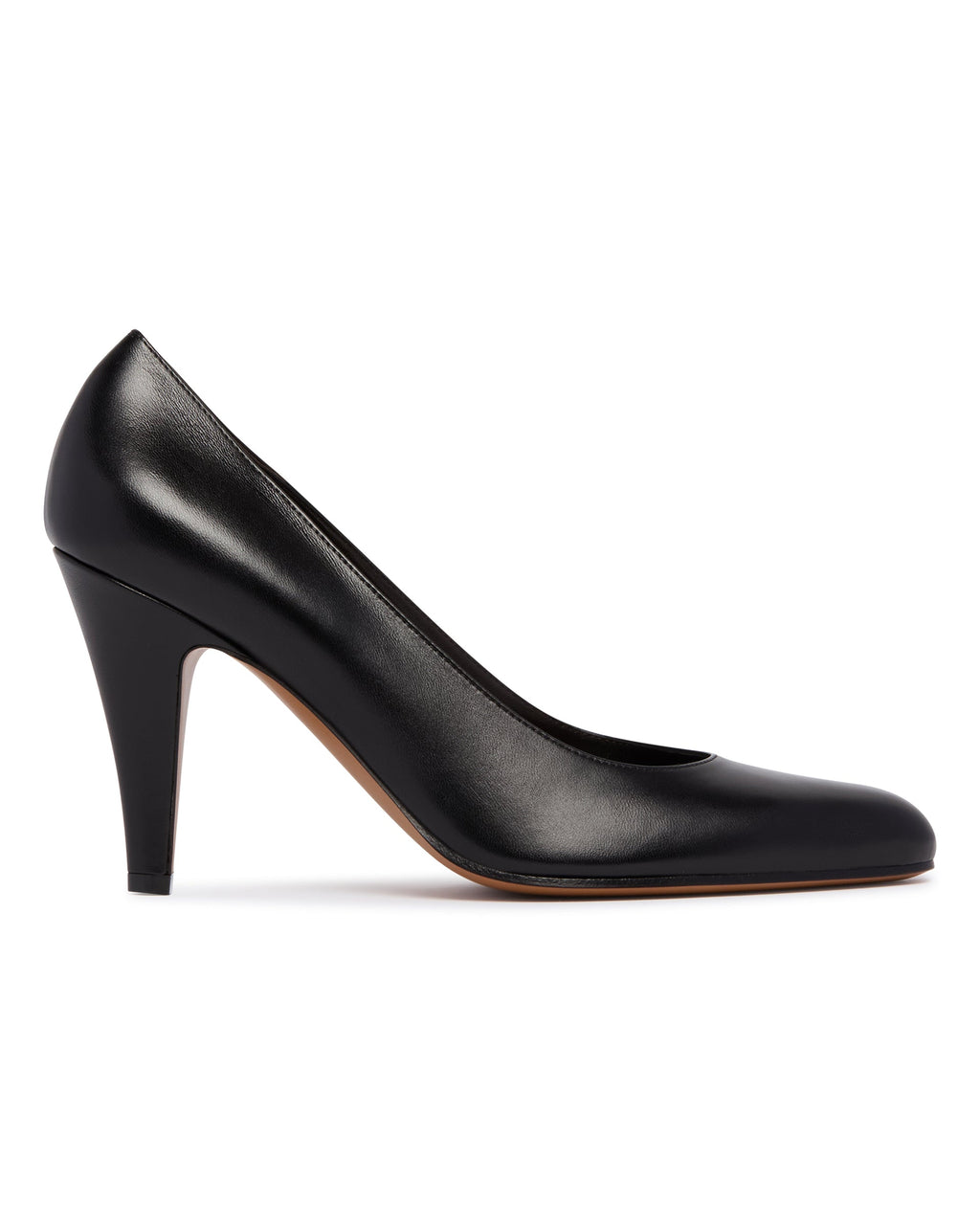 Оригінальна Black Ornelia Leather Pumps The row – вид ззаду