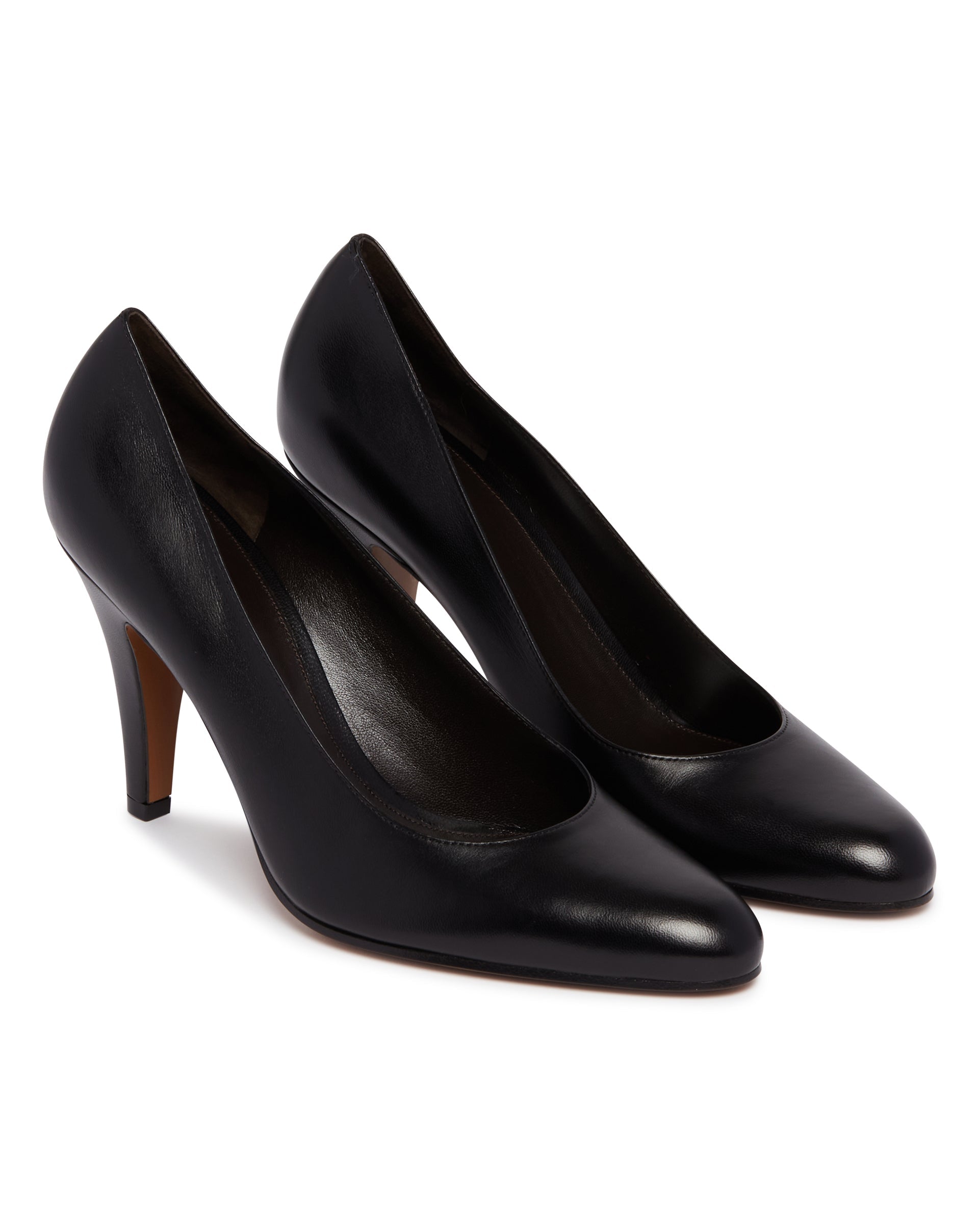 Оригінальна Black Ornelia Leather Pumps The row – детальний вид