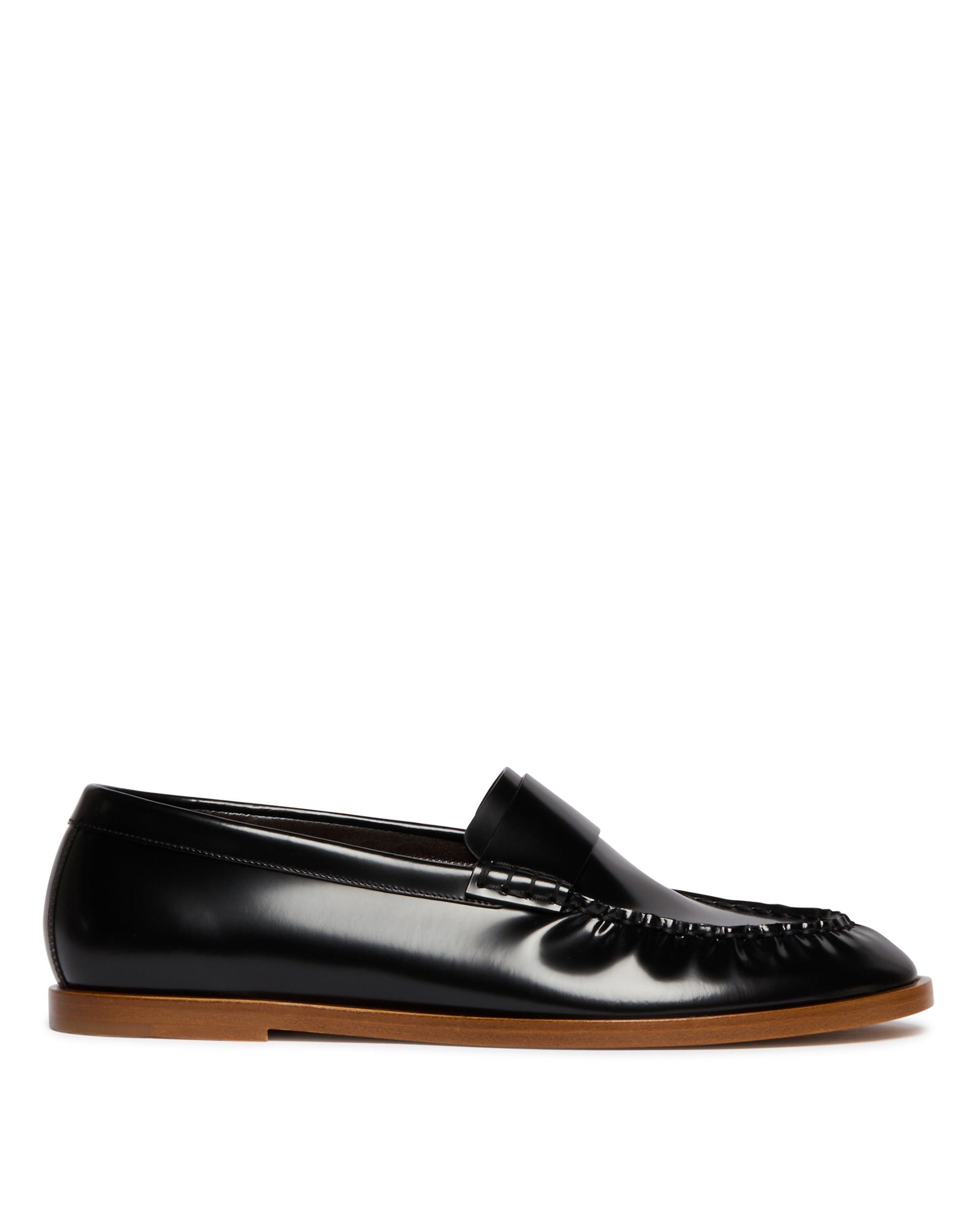 Black Patent Leather Loafers The row – Гарантія оригінальності – боковий вид
