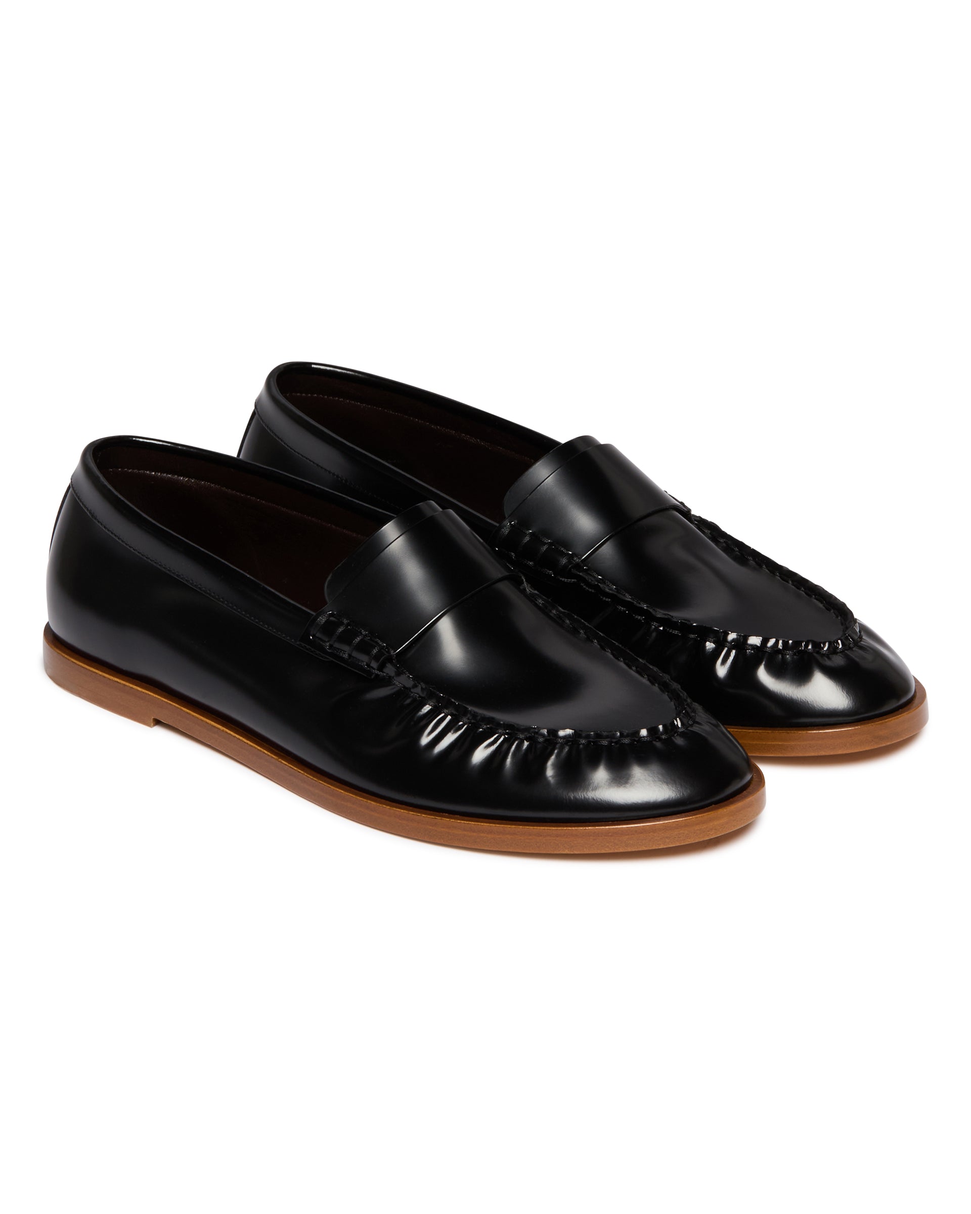 Black Patent Leather Loafers The row – Гарантія оригінальності – детальний вид