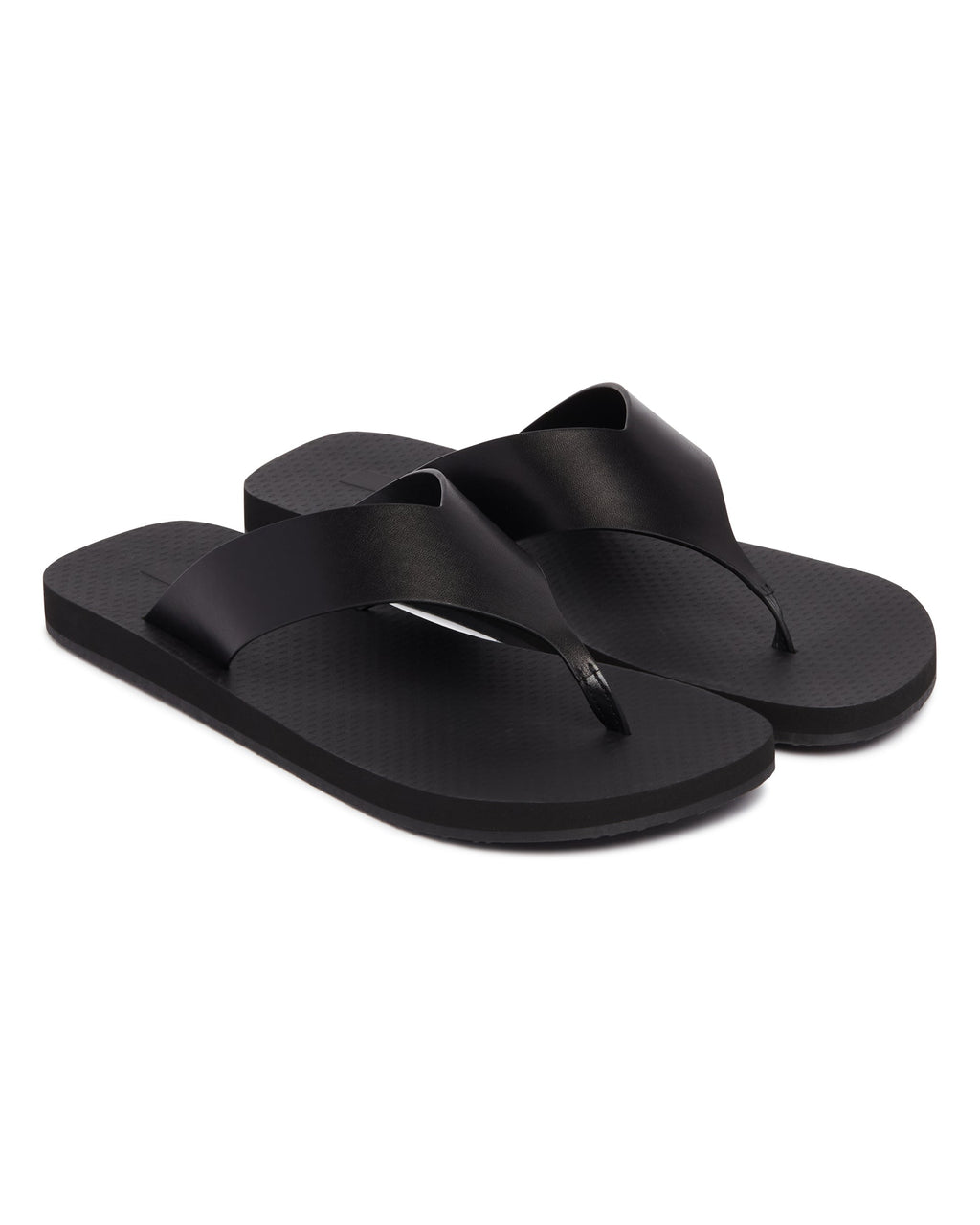 Black Leather Flip-Flop Sandals The row – Гарантія оригінальності – детальний вид