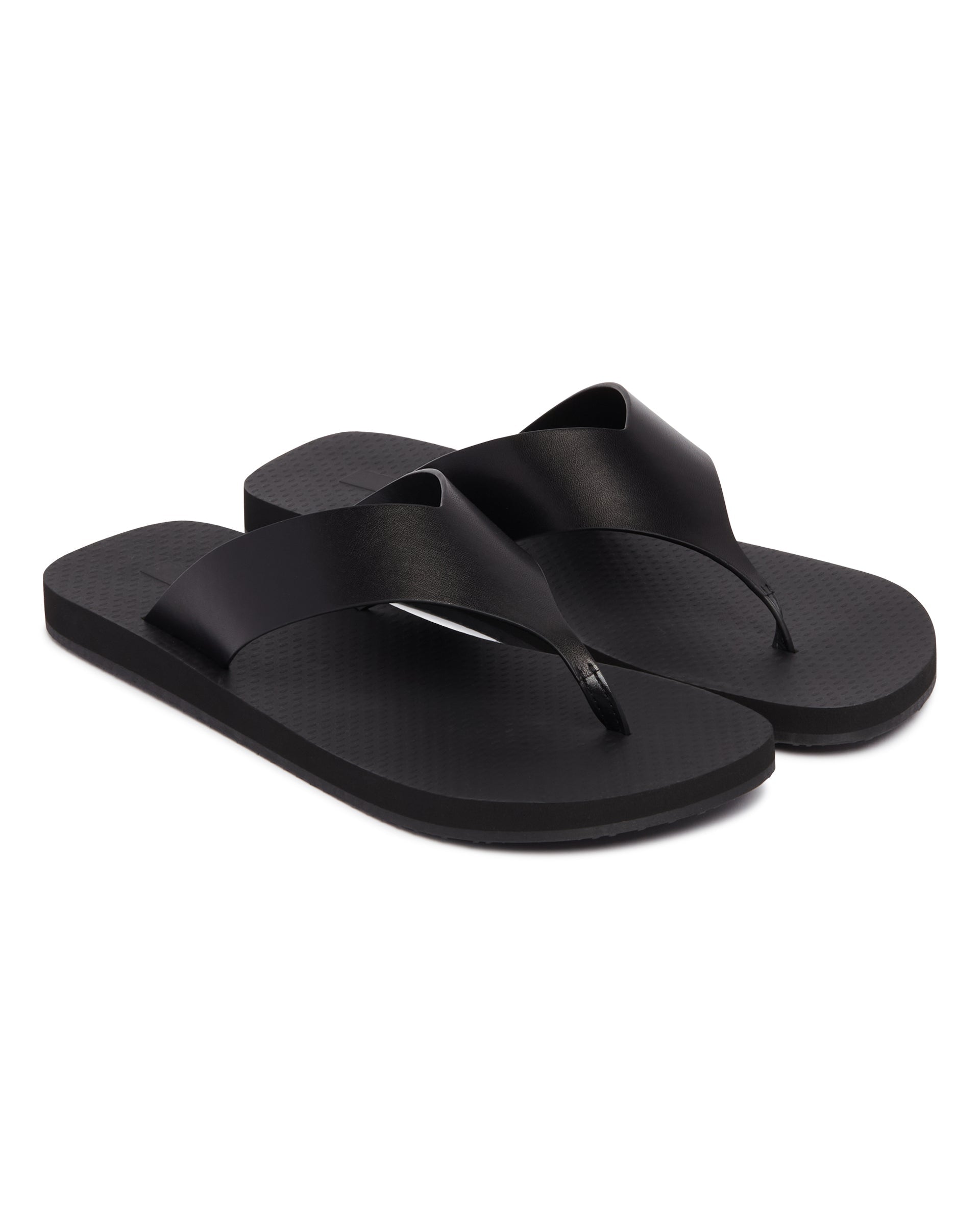 Black Leather Flip-Flop Sandals The row – Гарантія оригінальності – детальний вид