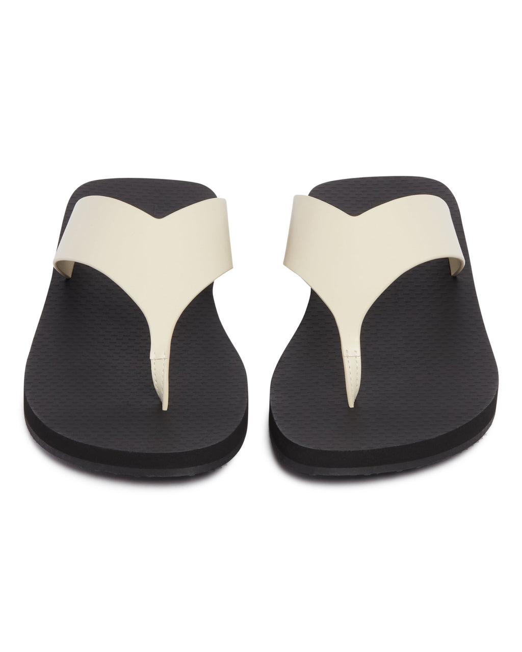 White Leather Flip-Flop Sandals The row оригінал – Купити в Україні – збільшений вид