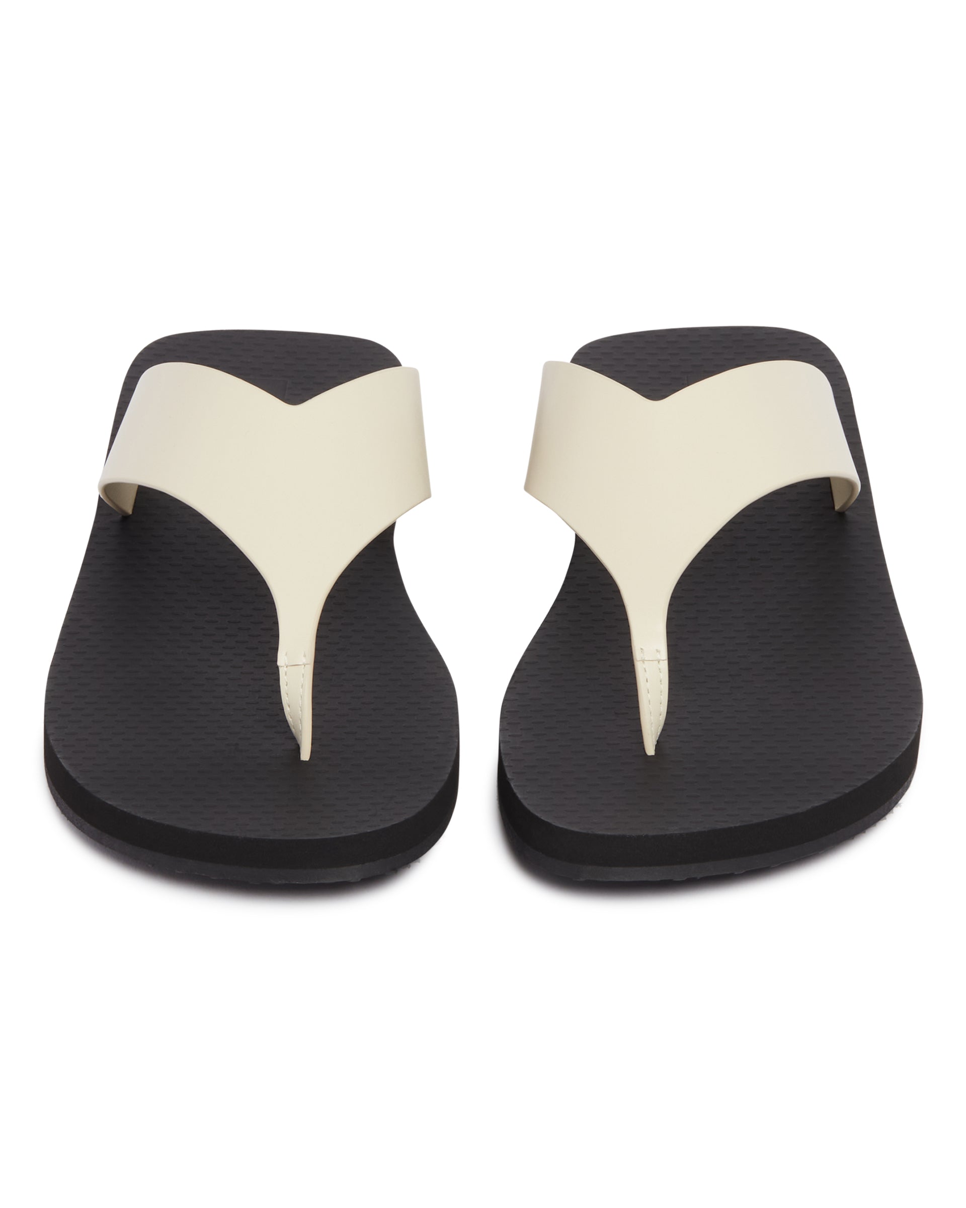White Leather Flip-Flop Sandals The row оригінал – Купити в Україні – збільшений вид