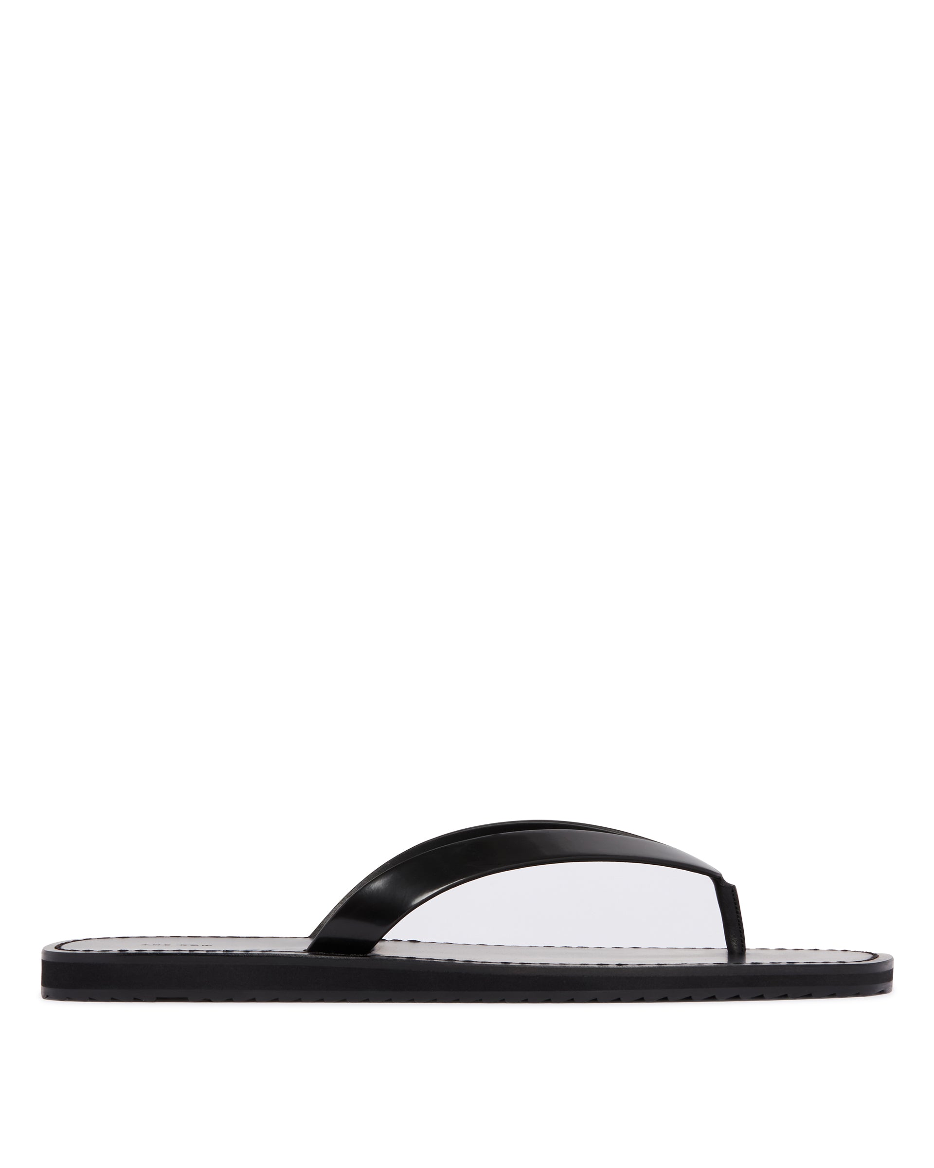 Black City Thong Sandals The row – Гарантія оригінальності – боковий вид