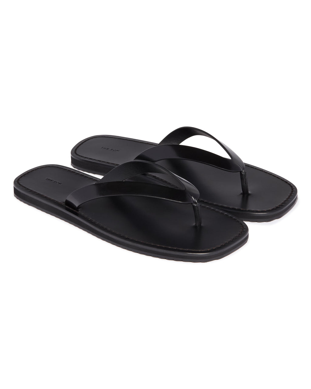 Black City Thong Sandals The row – Гарантія оригінальності – детальний вид