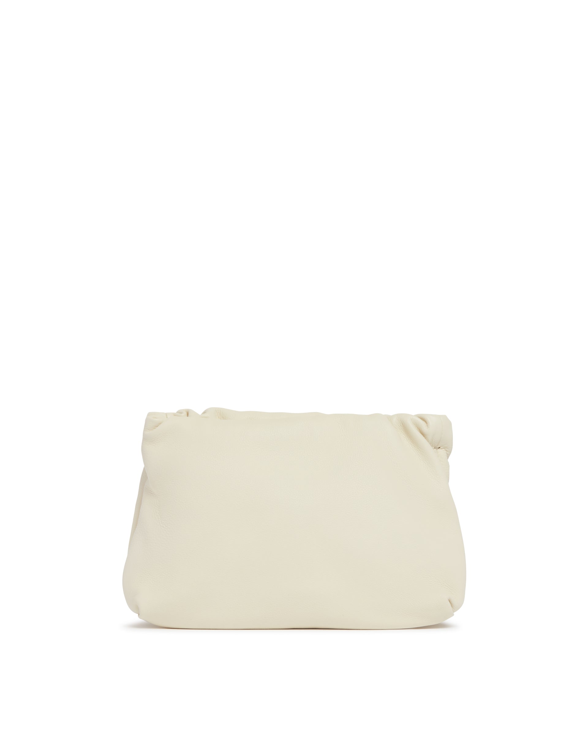 White Medium Bourse Clutch The row оригінал – Купити в Україні – боковий вид