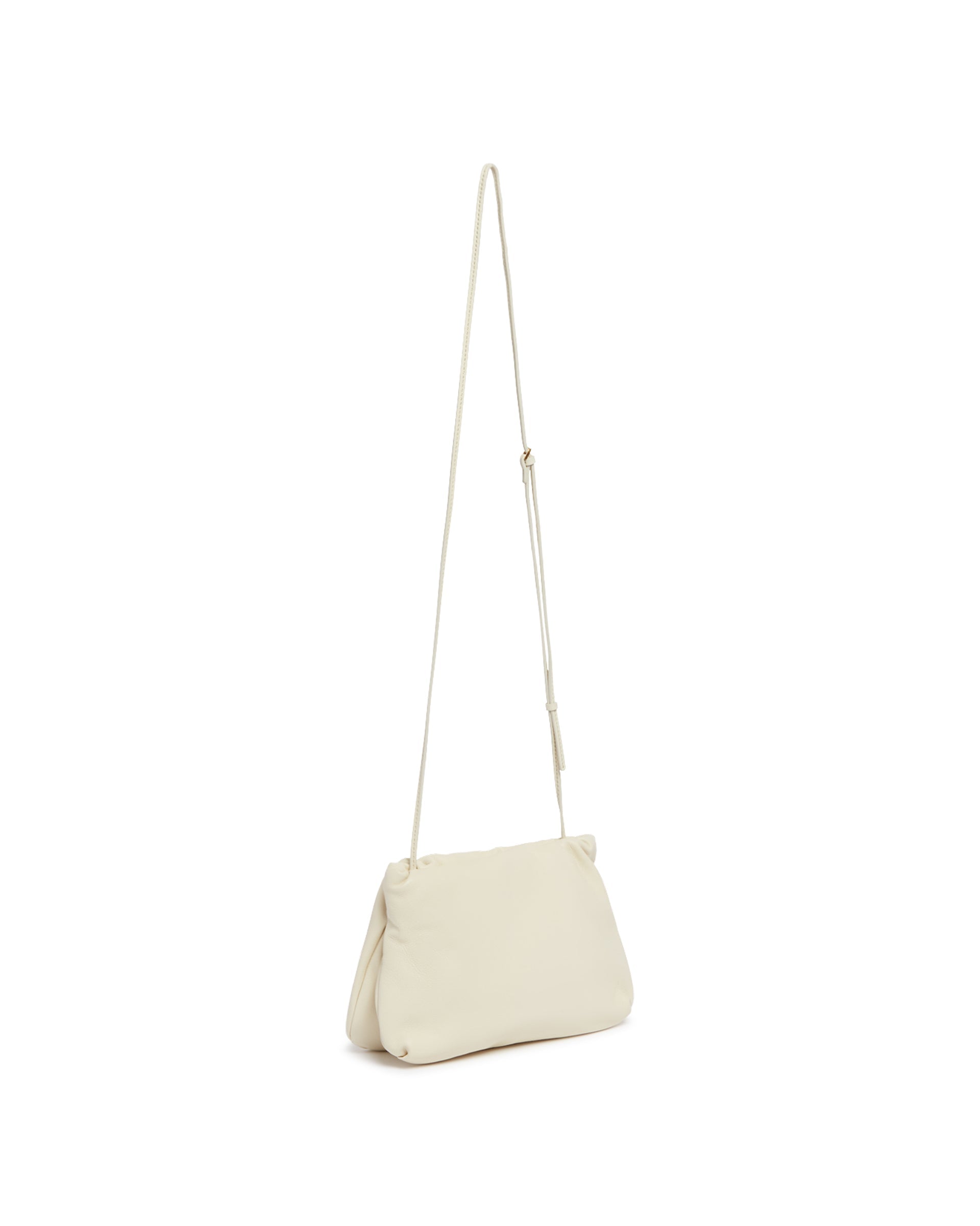 White Medium Bourse Clutch The row оригінал – Купити в Україні – збільшений вид