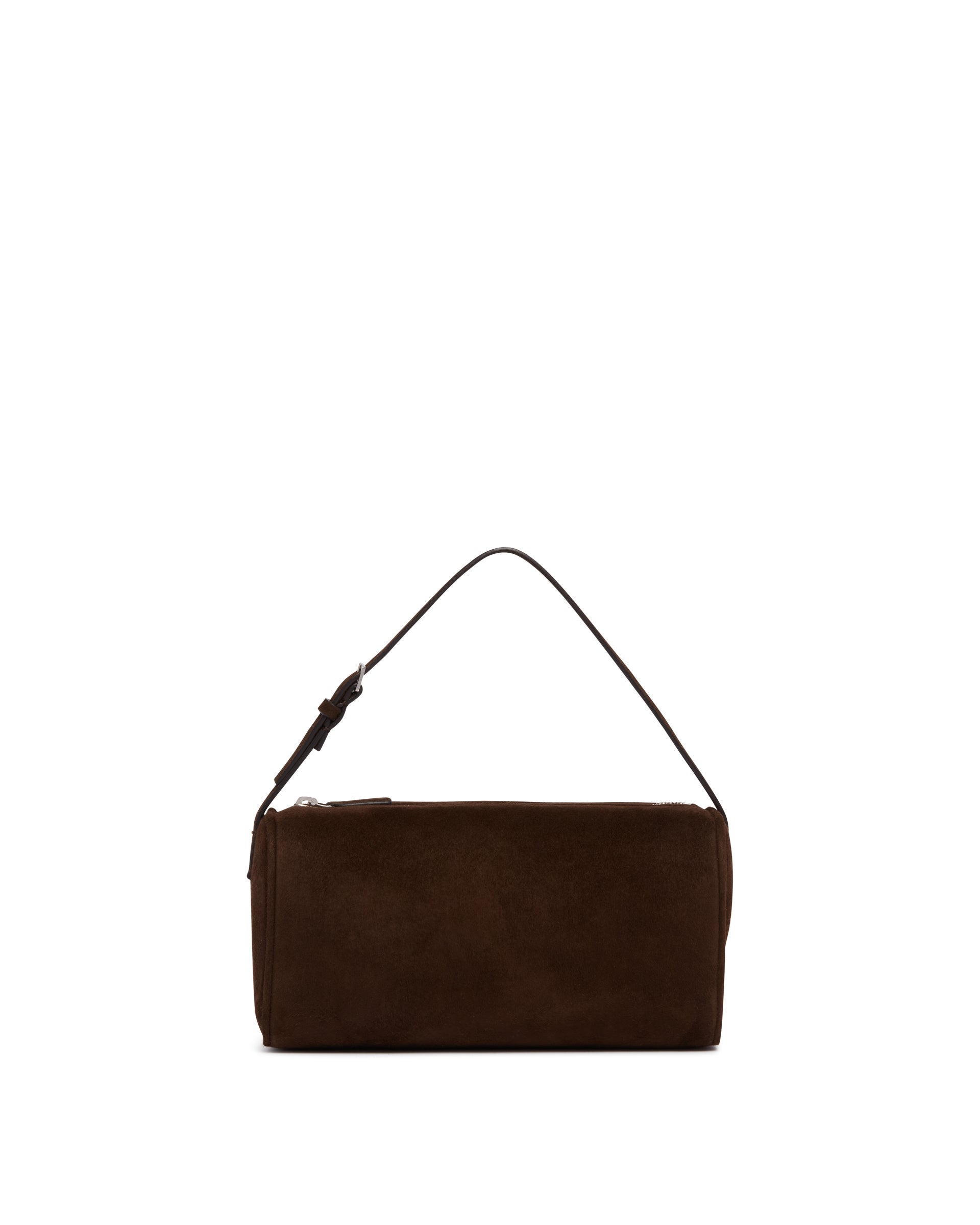 Brown 90s Suede Bag The row – Гарантія оригінальності – боковий вид