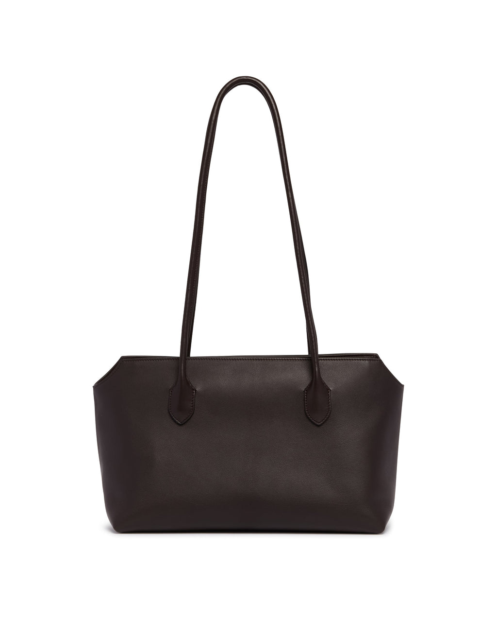 Brown Terrasse Leather Bag The row оригінал – Купити в Україні – боковий вид