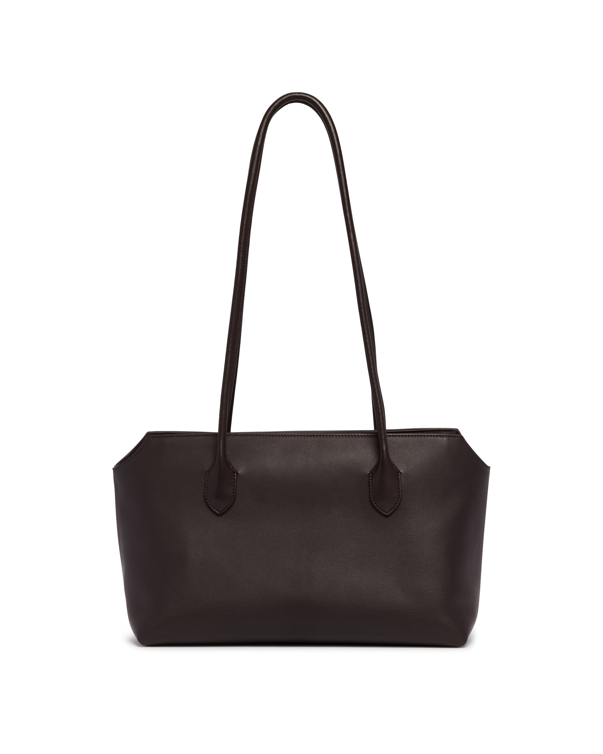 Brown Terrasse Leather Bag The row оригінал – Купити в Україні – боковий вид
