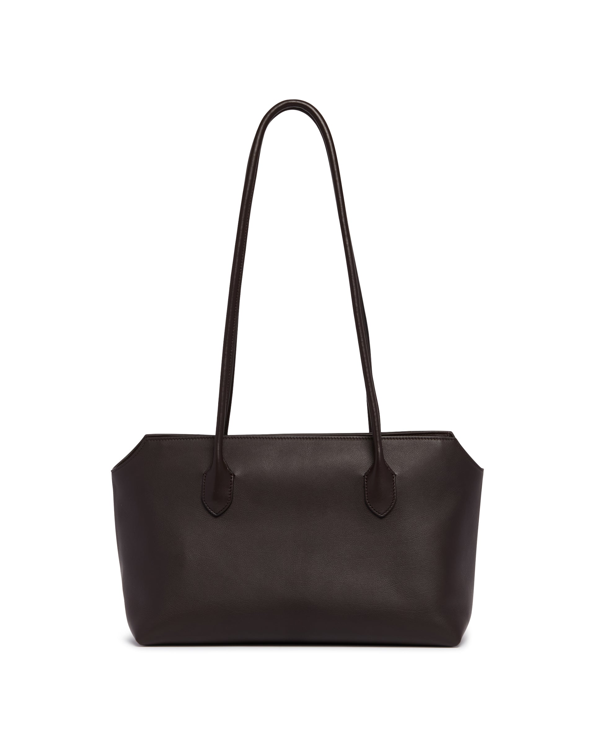 Brown Terrasse Leather Bag The row оригінал – Купити в Україні – вид ззаду