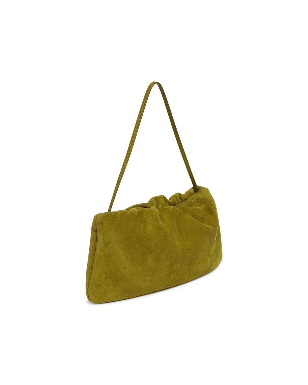 Оригінальна Green XL Suede Bourse Clutch The row – збільшений вид