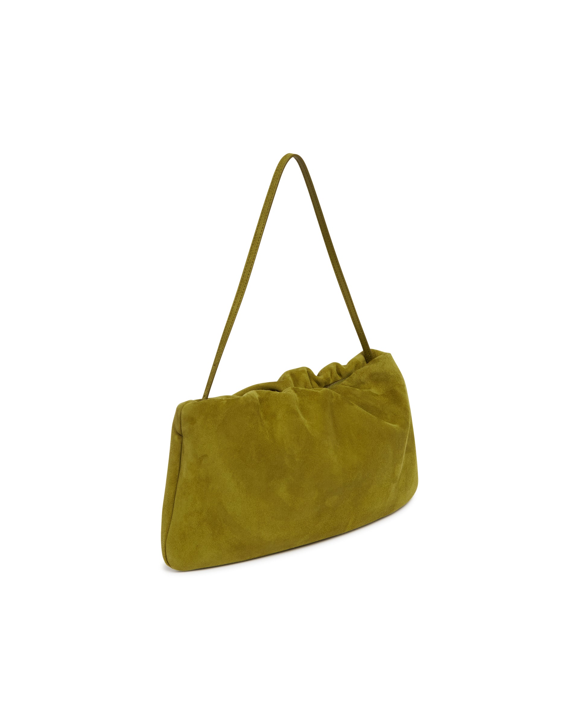 Оригінальна Green XL Suede Bourse Clutch The row – збільшений вид