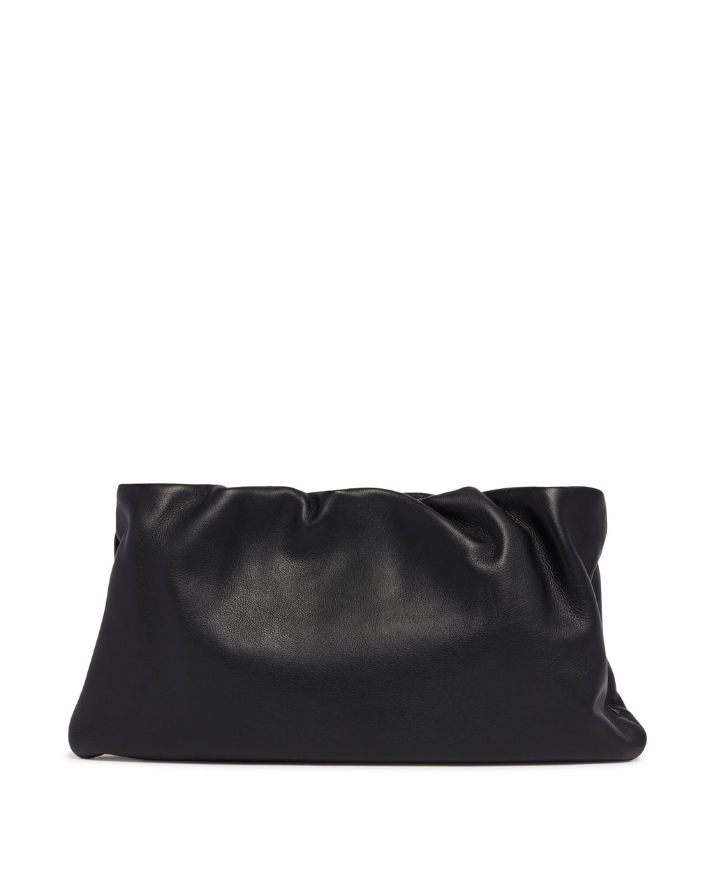 Оригінальна Black XL Leather Bourse Clutch The row – боковий вид