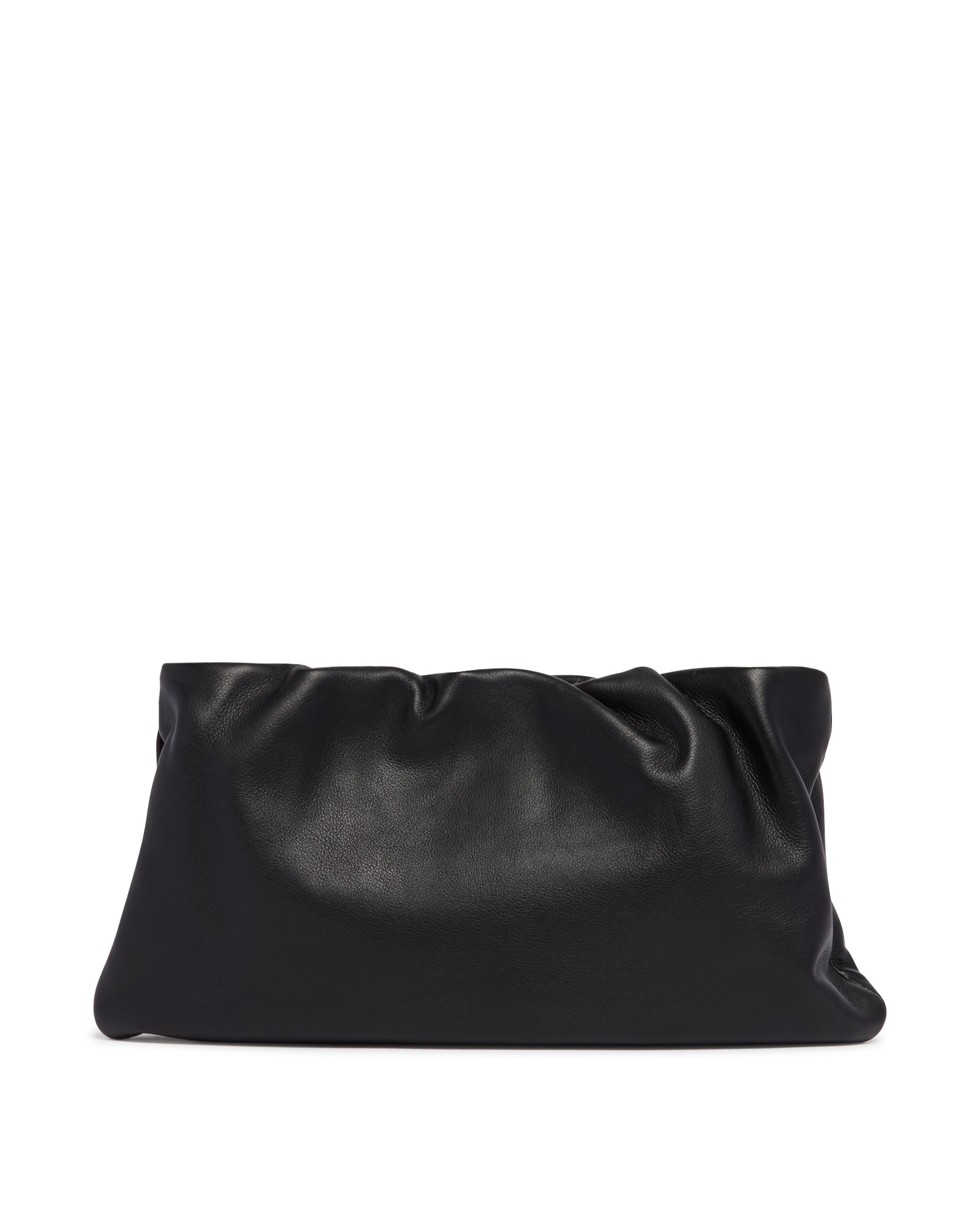 Оригінальна Black XL Leather Bourse Clutch The row – боковий вид