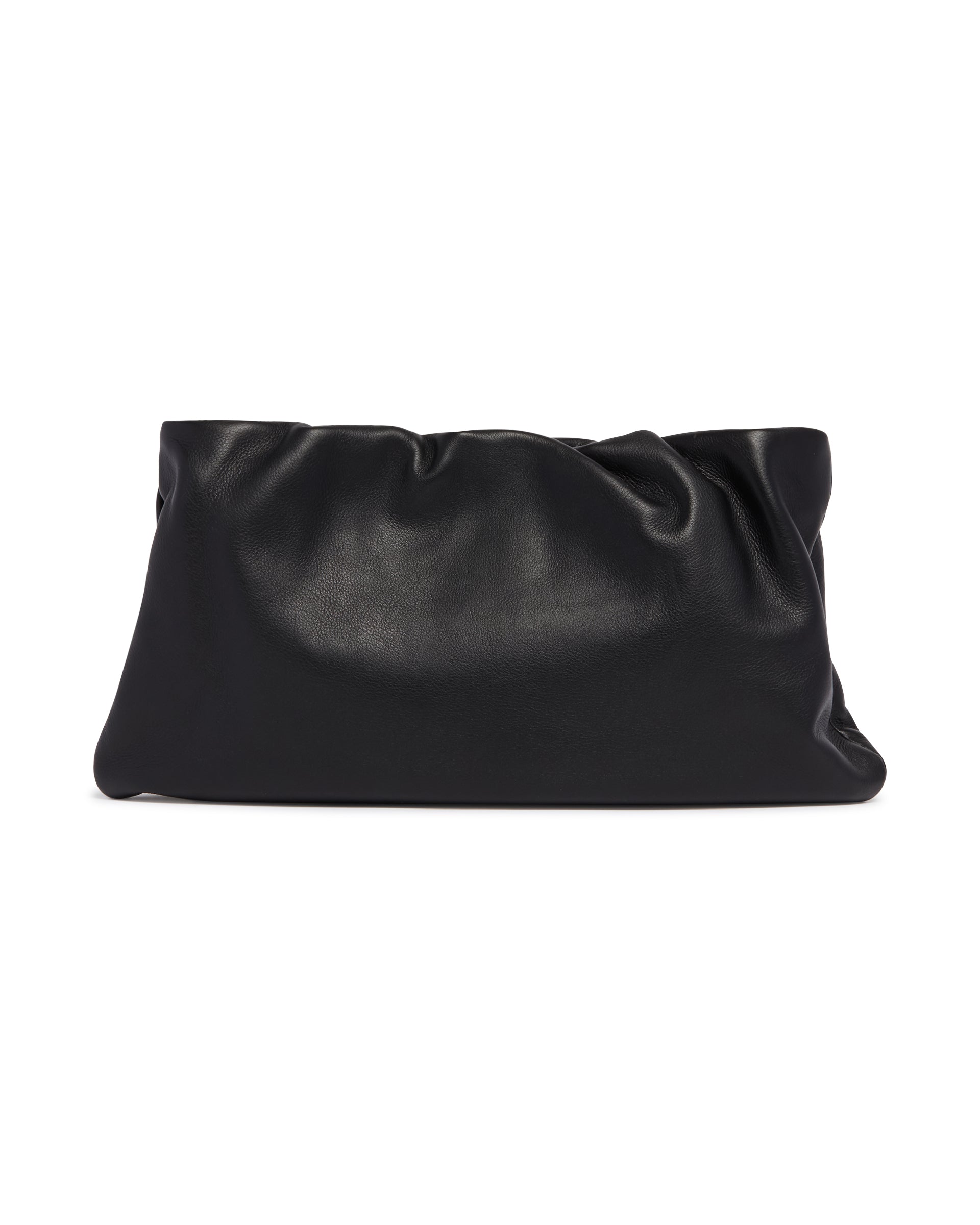 Оригінальна Black XL Leather Bourse Clutch The row – вид ззаду