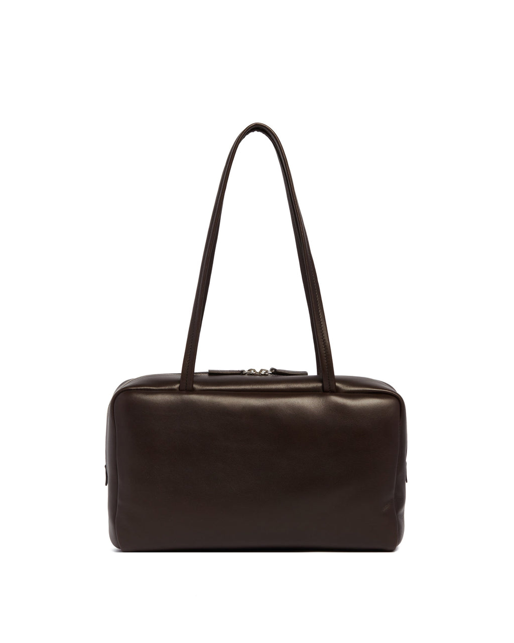Brown Astra Leather Bowling Bag The row оригінал – Купити в Україні – боковий вид