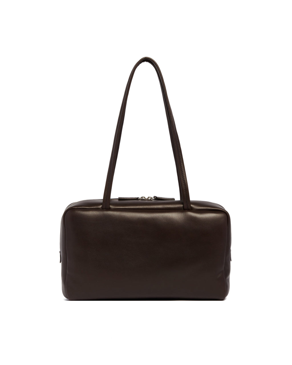 Brown Astra Leather Bowling Bag The row оригінал – Купити в Україні – вид ззаду