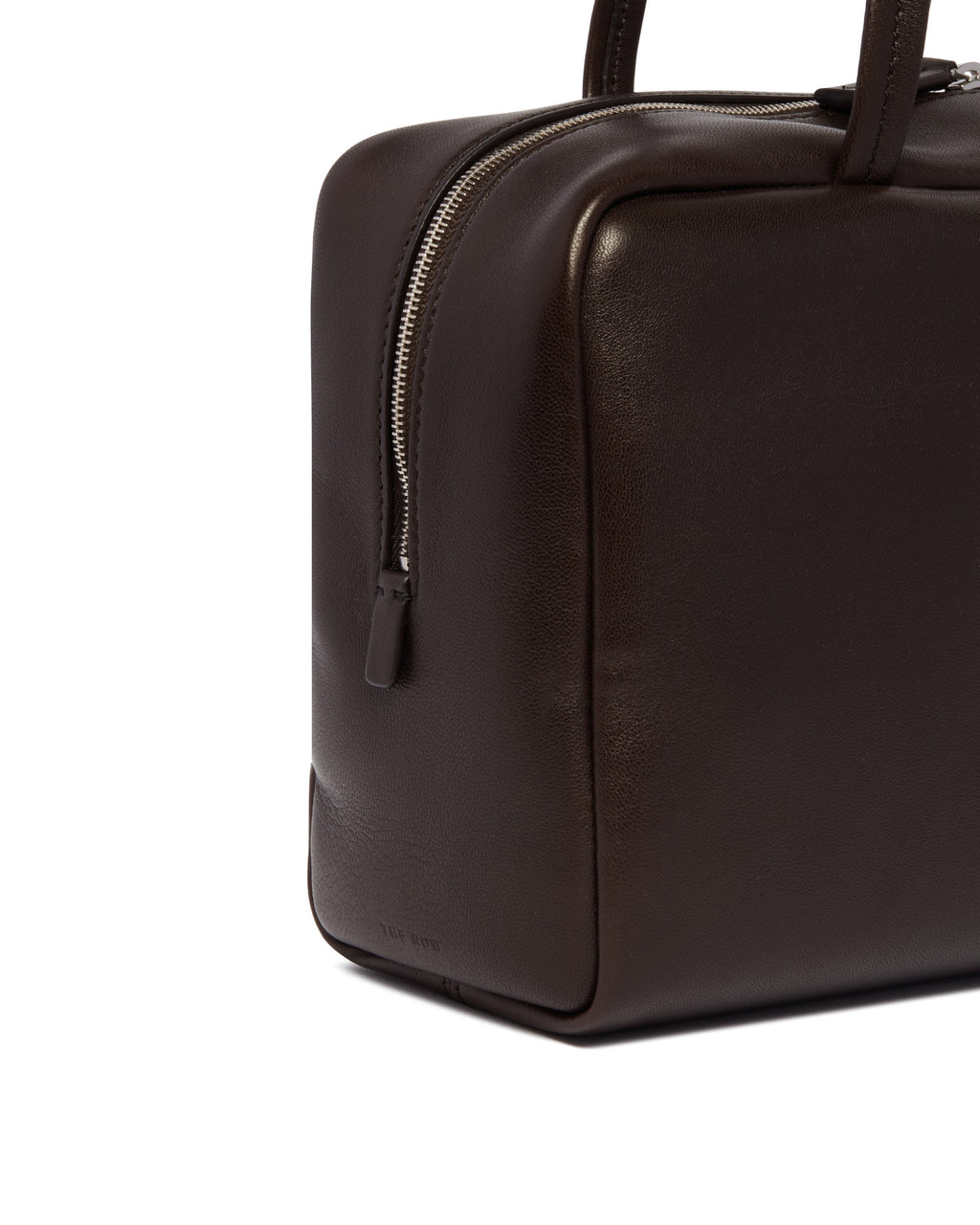 Brown Astra Leather Bowling Bag The row оригінал – Купити в Україні – збільшений вид