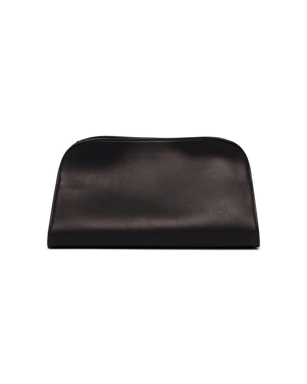 Black Peggy Leather Clutch The row – Гарантія оригінальності – вид ззаду