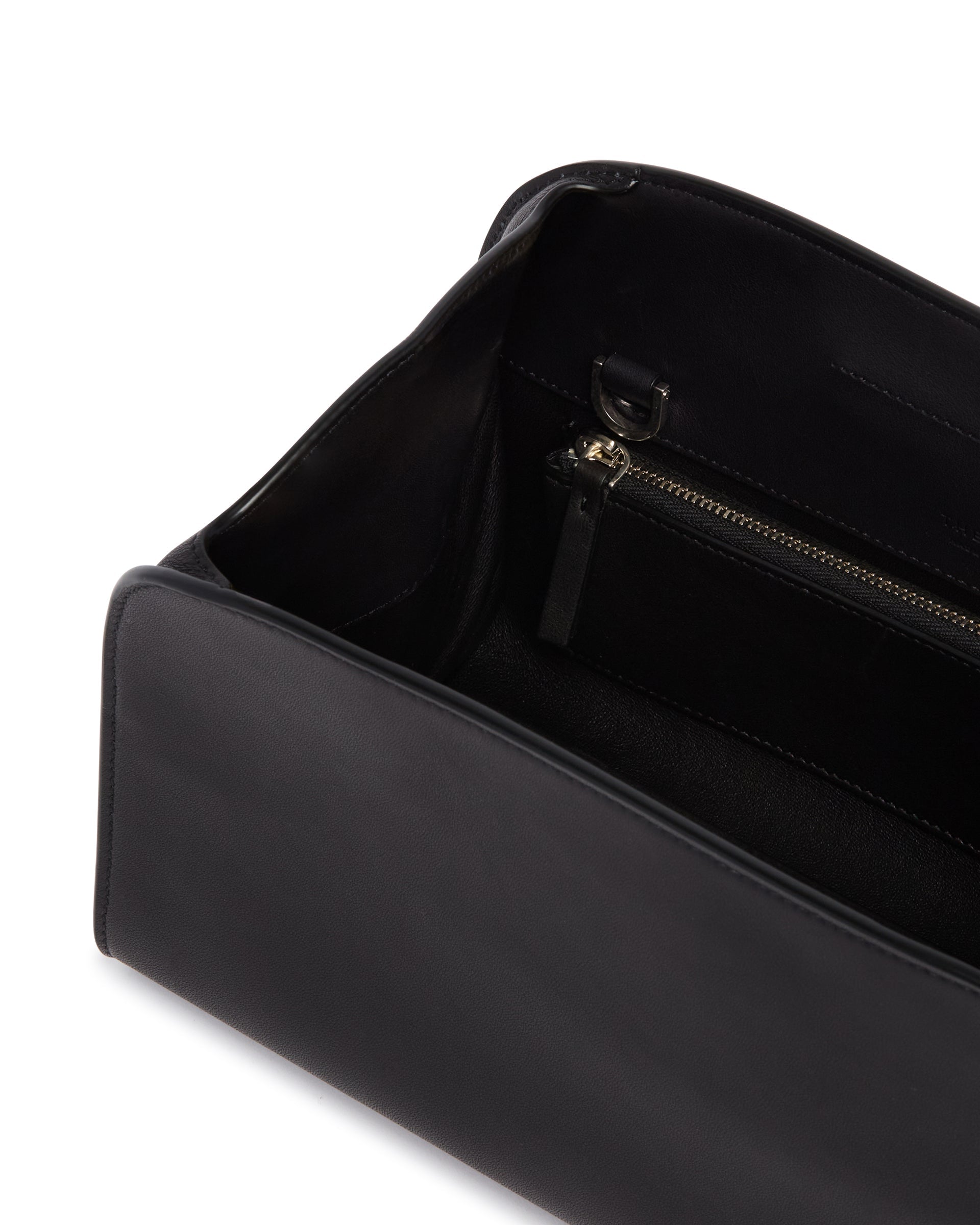 Black Peggy Leather Clutch The row – Гарантія оригінальності – детальний вид