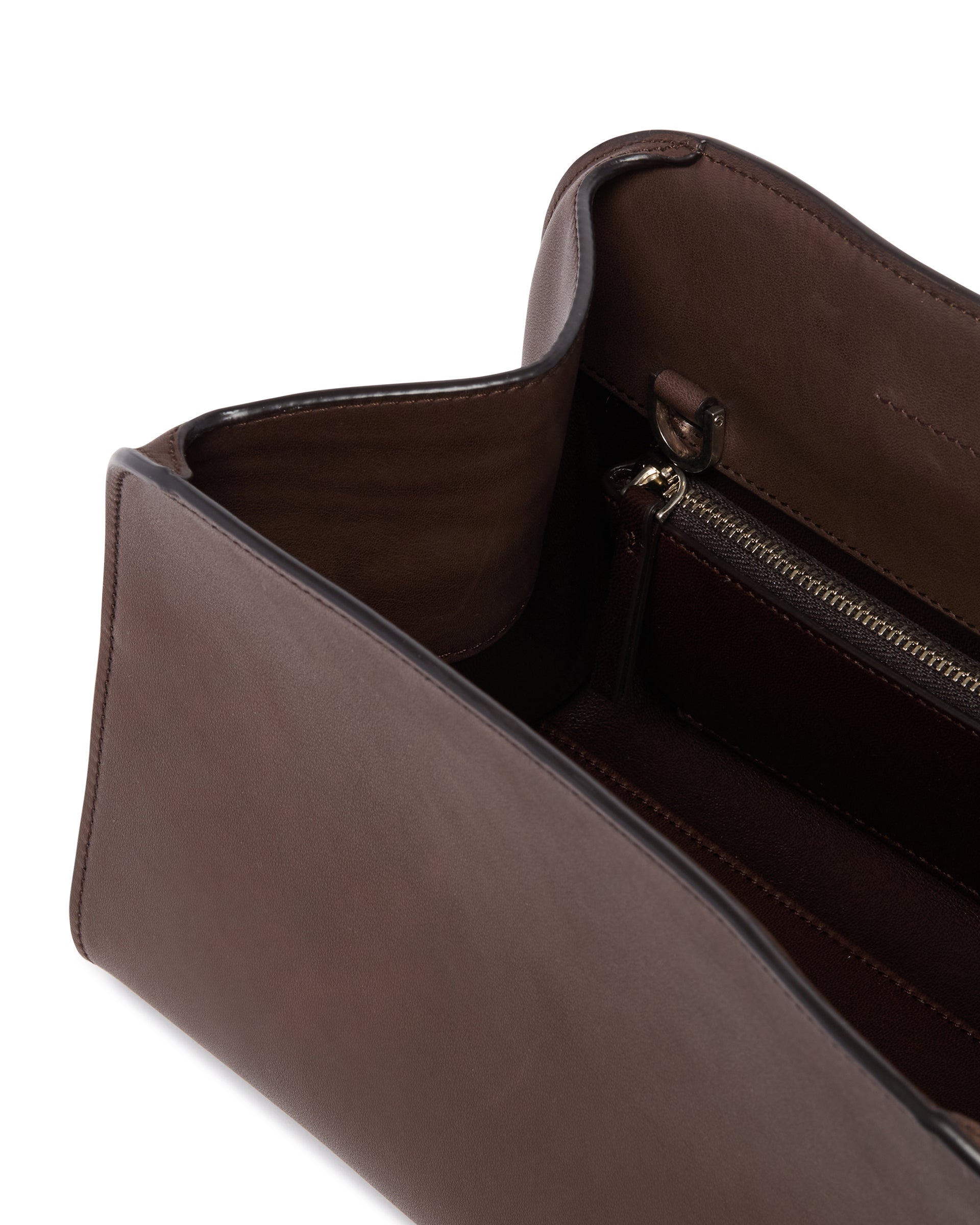 Brown Peggy Leather Clutch The row – Гарантія оригінальності – збільшений вид
