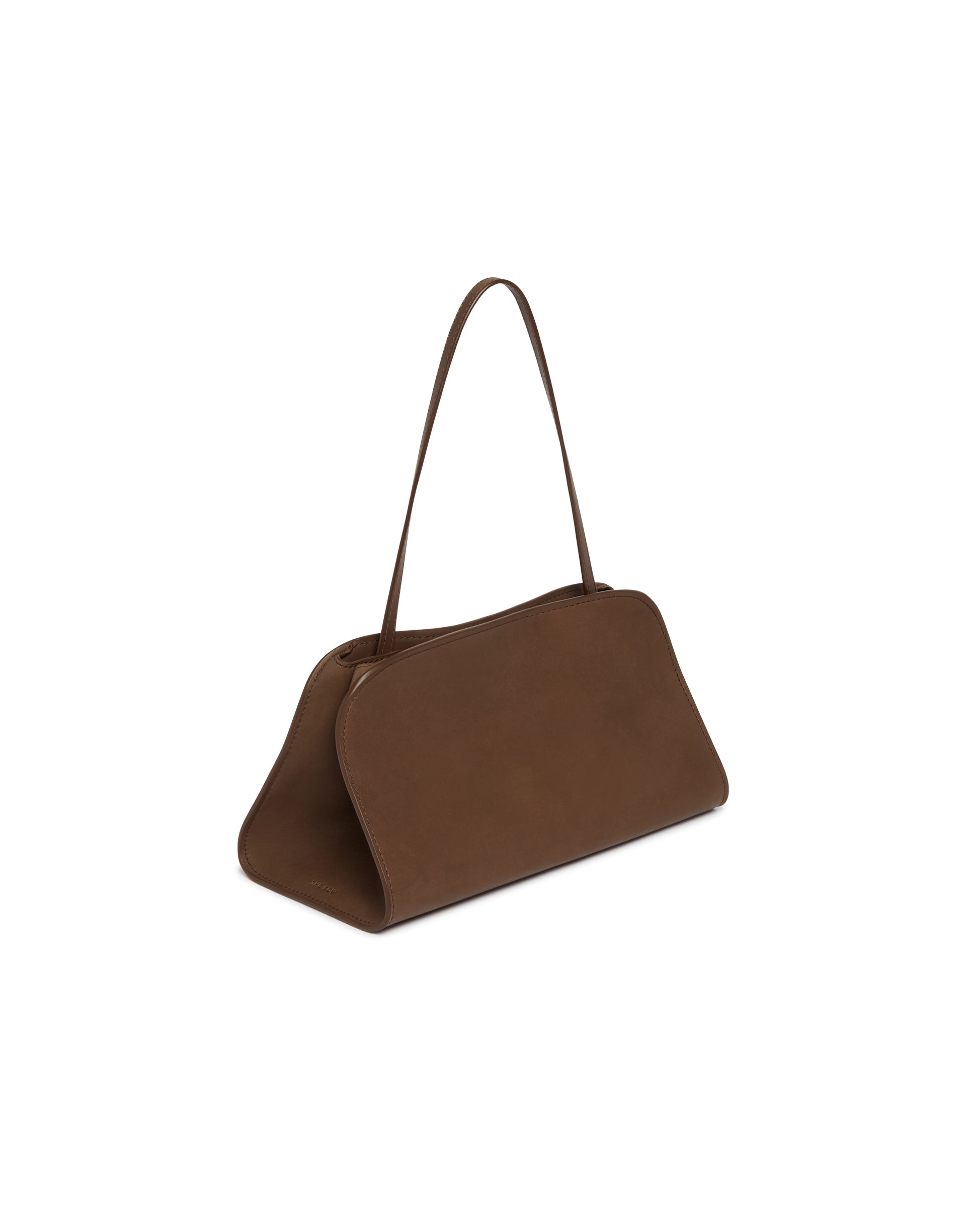 Brown Peggy Leather Clutch The row – Гарантія оригінальності – детальний вид