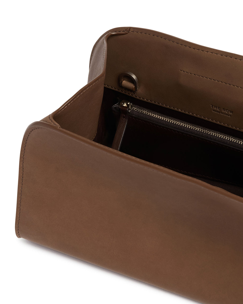 Brown Peggy Leather Clutch The row – Гарантія оригінальності – збільшений вид