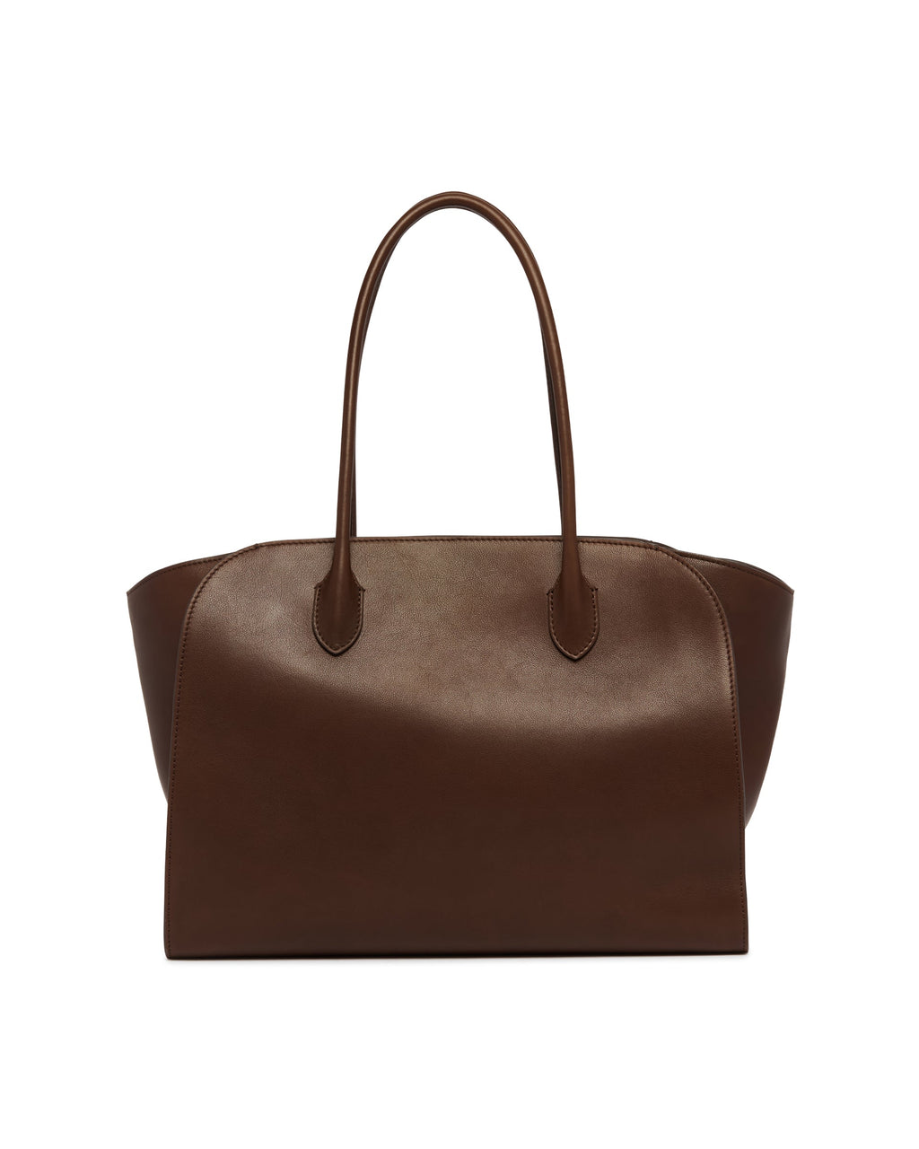 Brown Marlo 14 Leather Bag The row оригінал – Купити в Україні – боковий вид