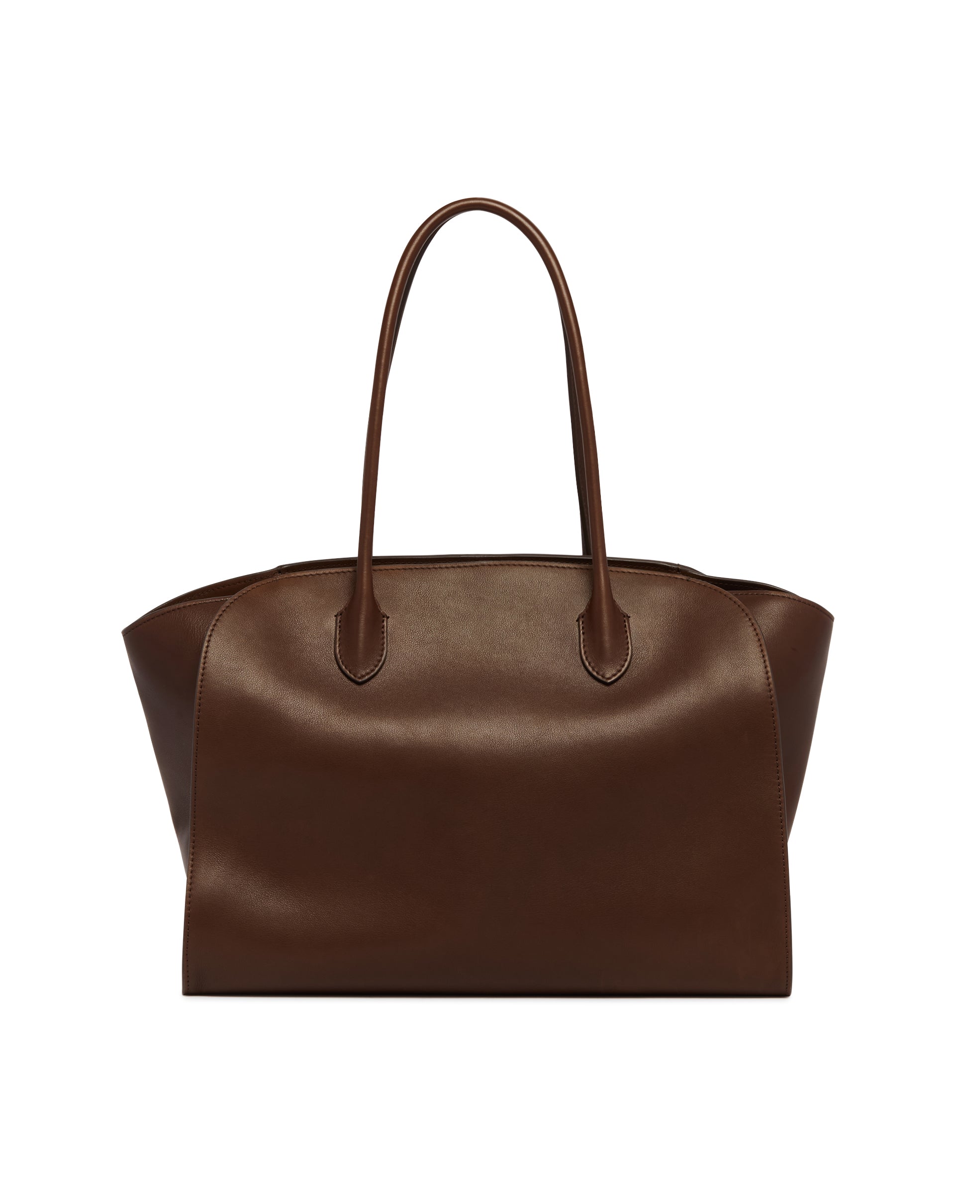 Brown Marlo 14 Leather Bag The row оригінал – Купити в Україні – вид ззаду