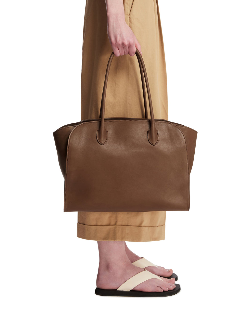 Brown Marlo 14 Leather Bag The row оригінал – Купити в Україні – детальний вид