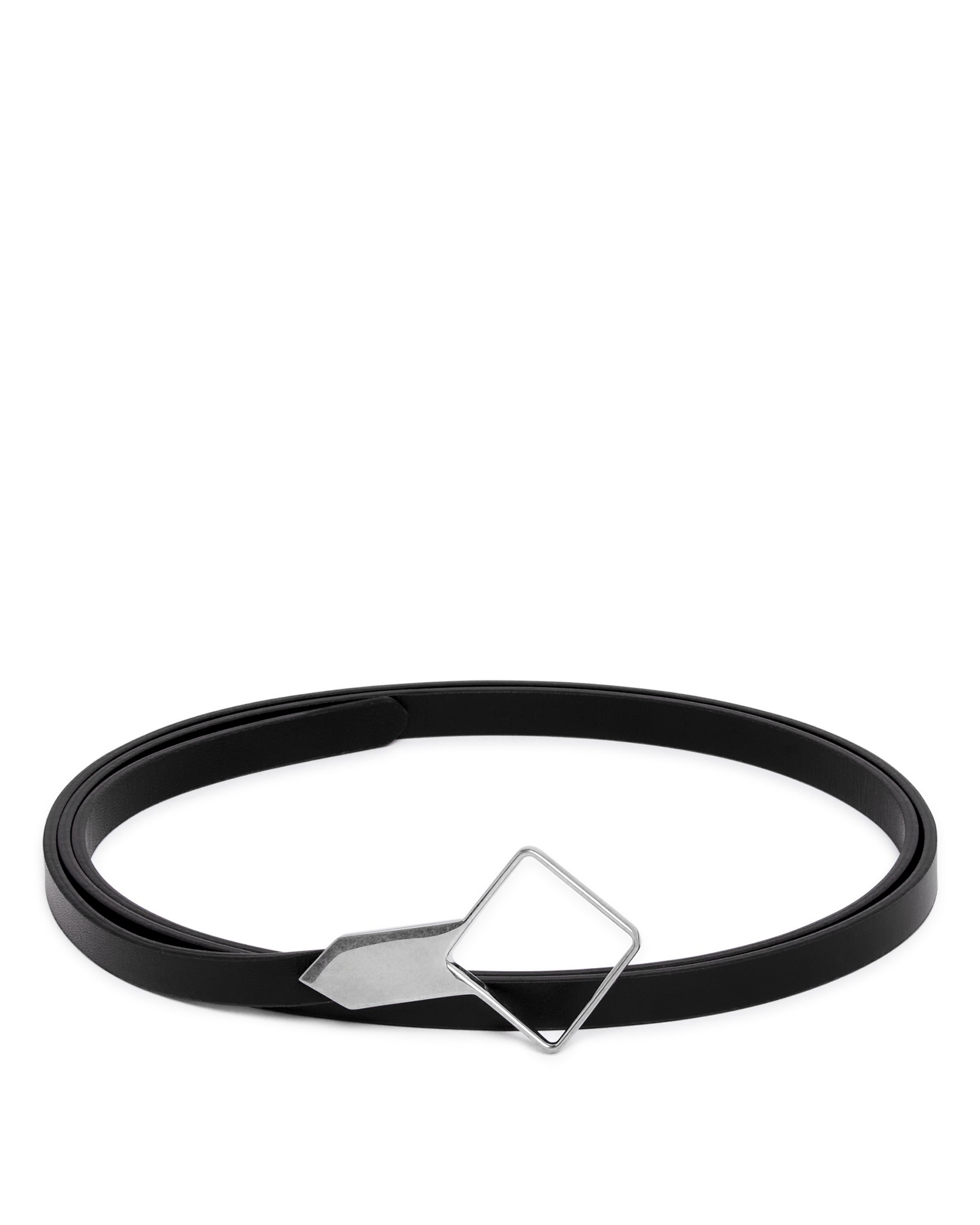 Оригінальна Black Leather Belt The row – боковий вид