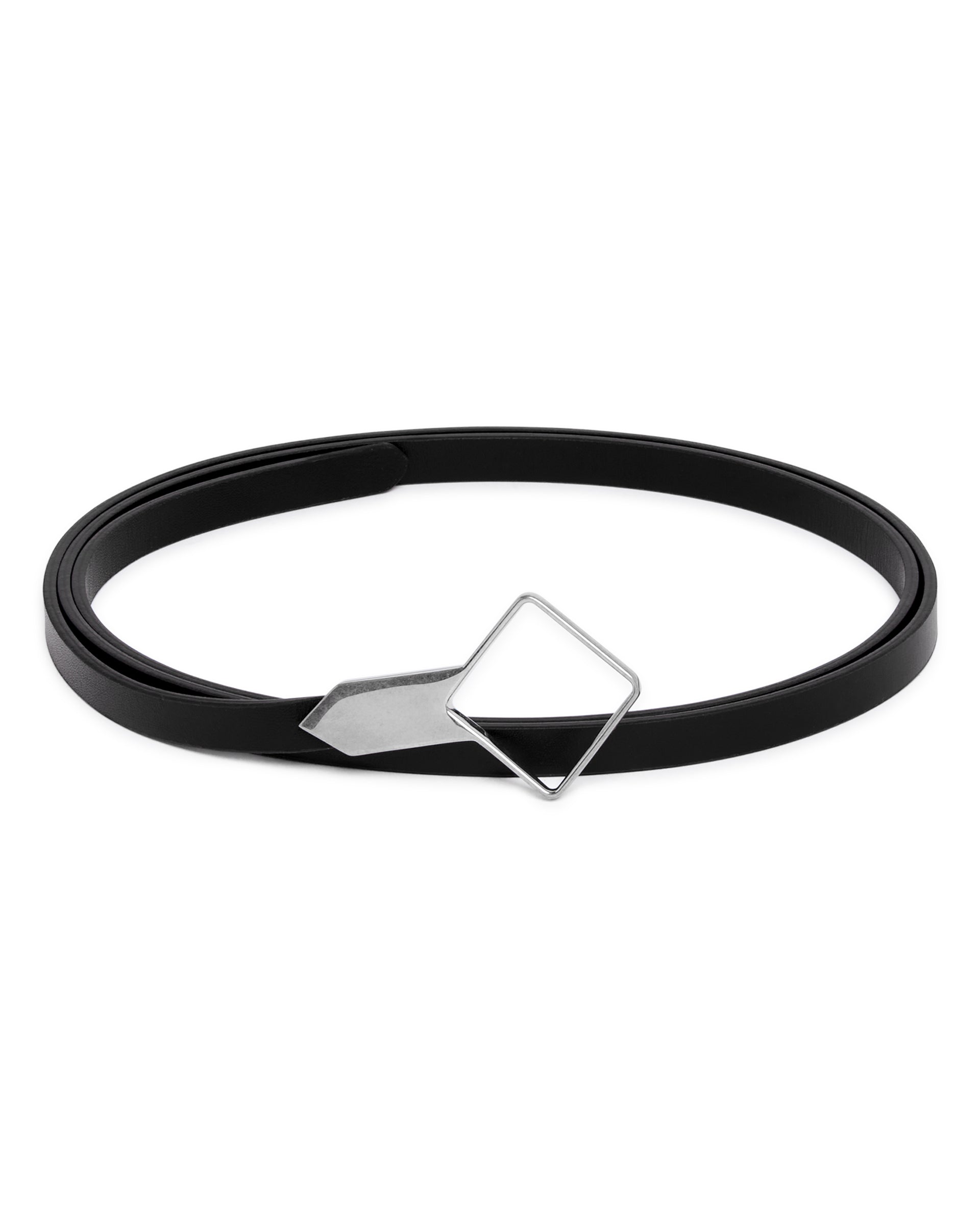 Оригінальна Black Leather Belt The row – вид ззаду