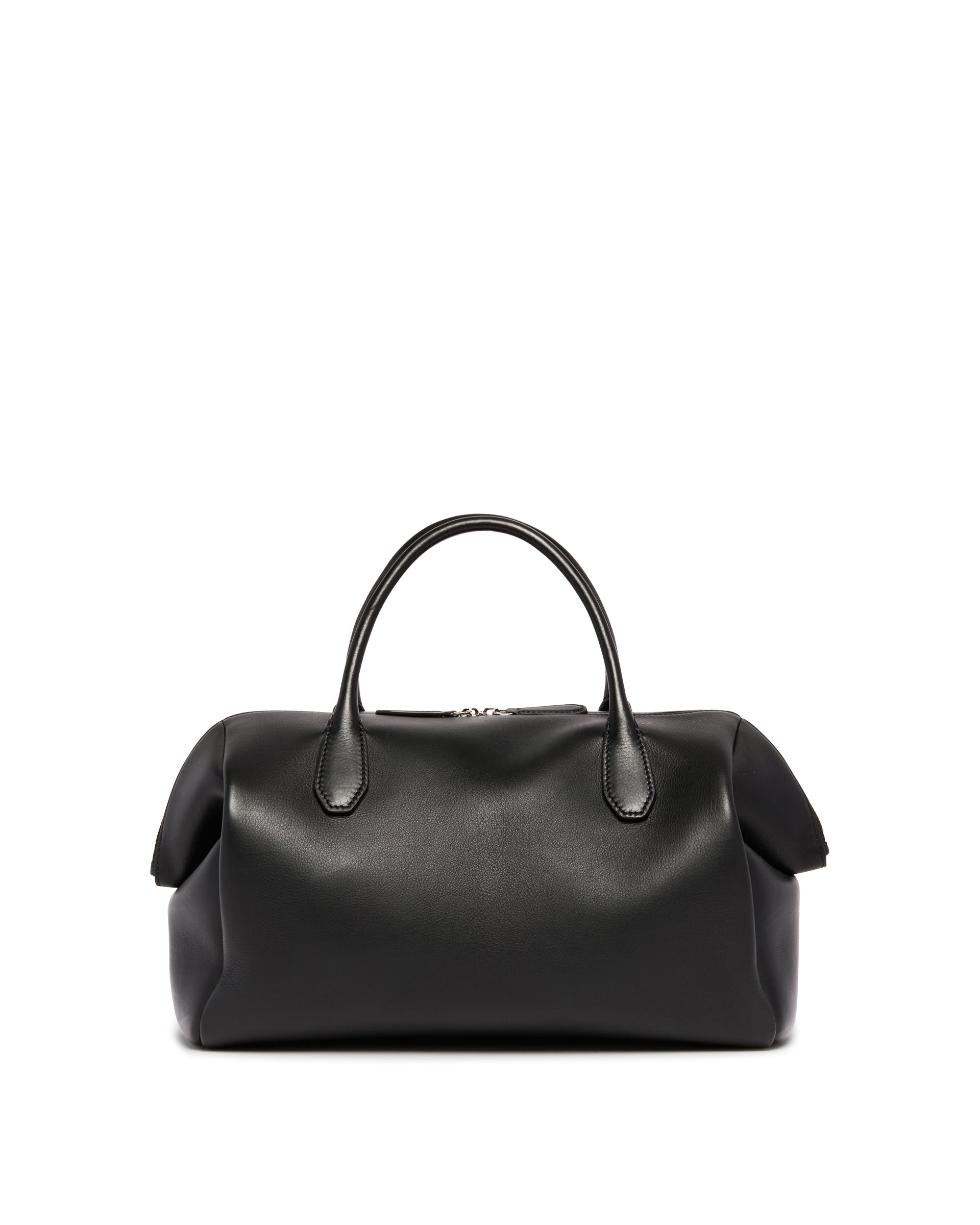 Black Faye Leather Bag The row – Гарантія оригінальності – боковий вид