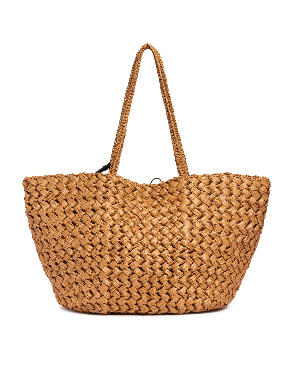 Beige Raffia Tote The row – Гарантія оригінальності – боковий вид